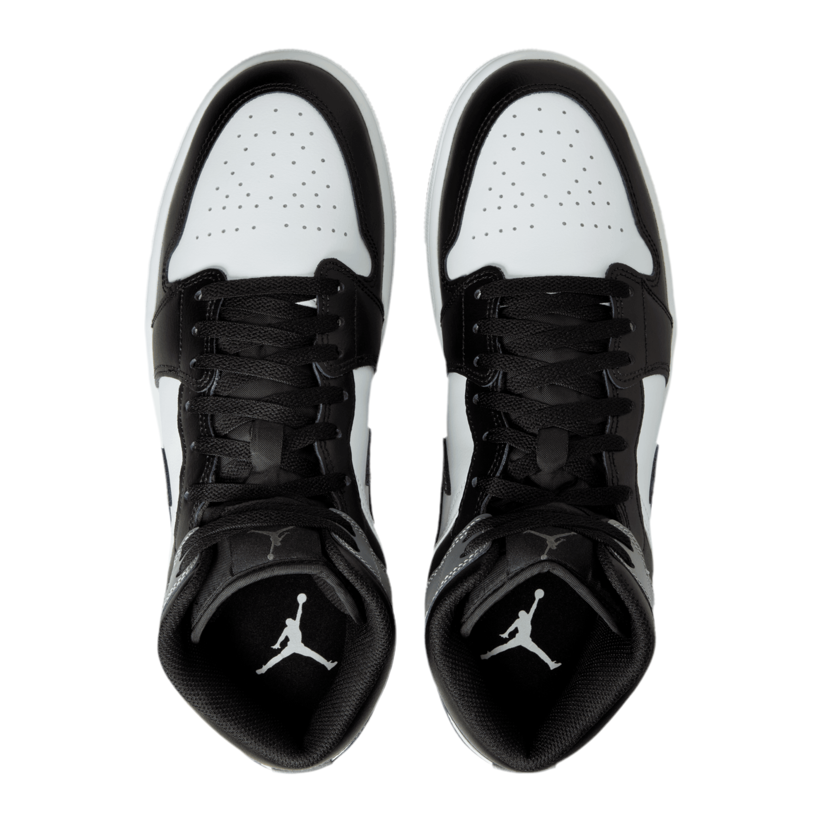 Nike Men Air Jordan 1 Mid - Black Grey White