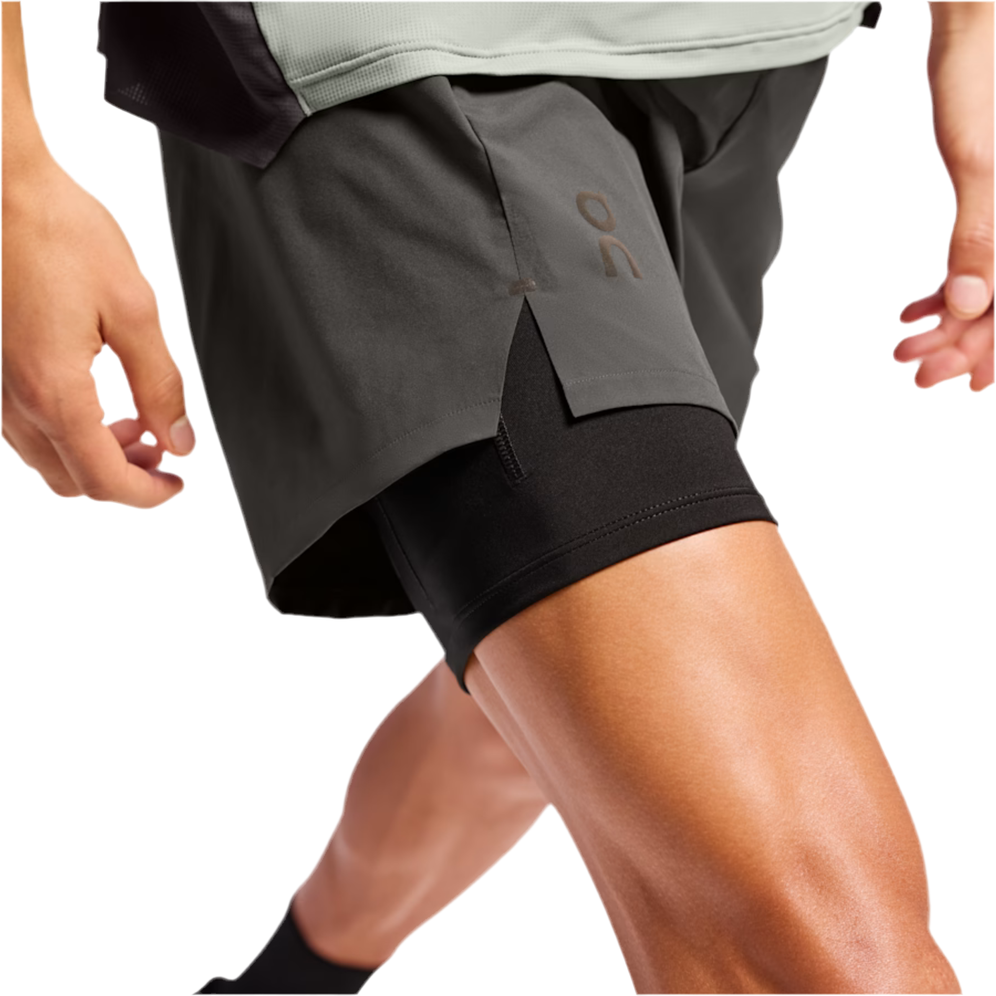 ON Men Performance Hybrid Short - Shadow