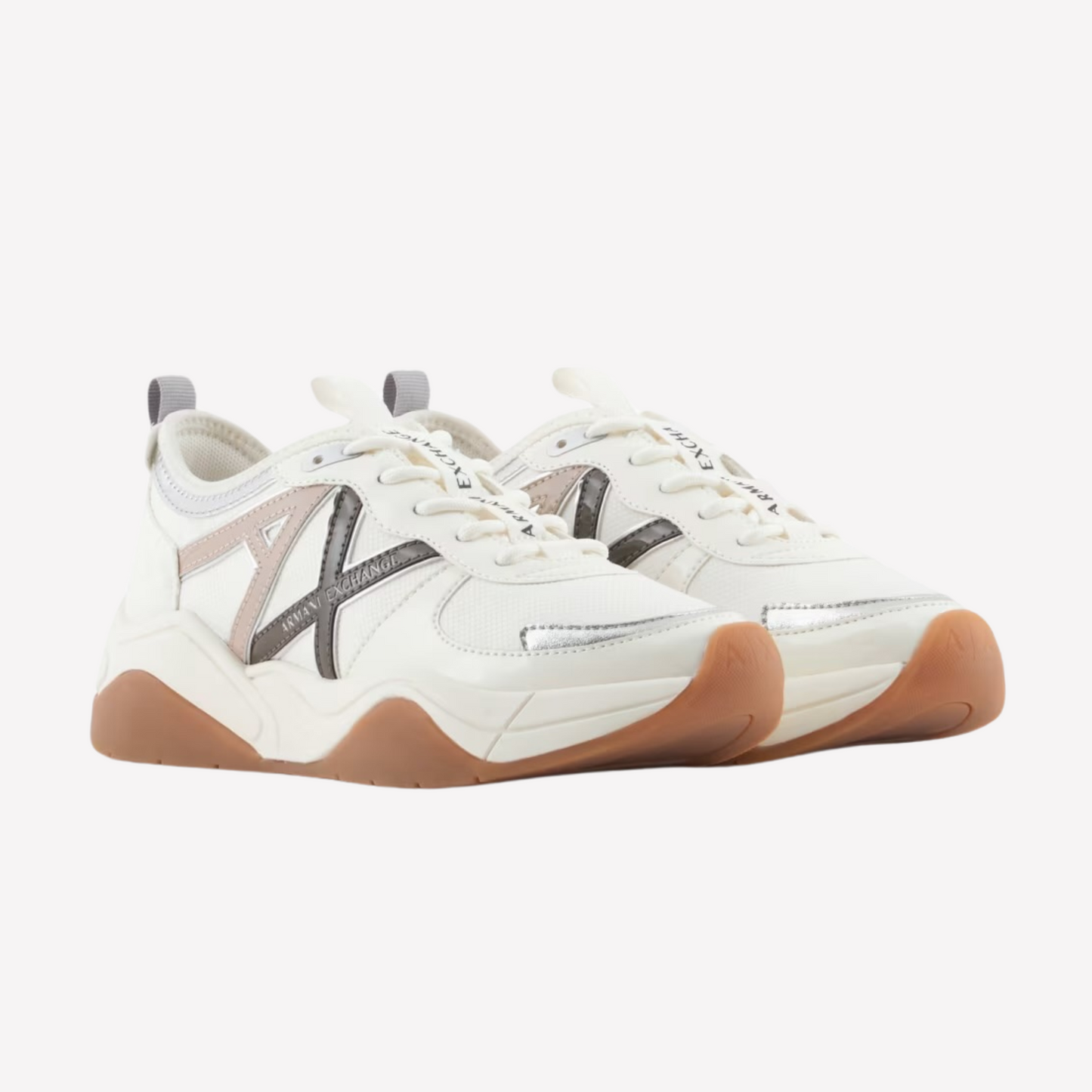 Armani Exchange Women's Chunky Sneaker - Beige