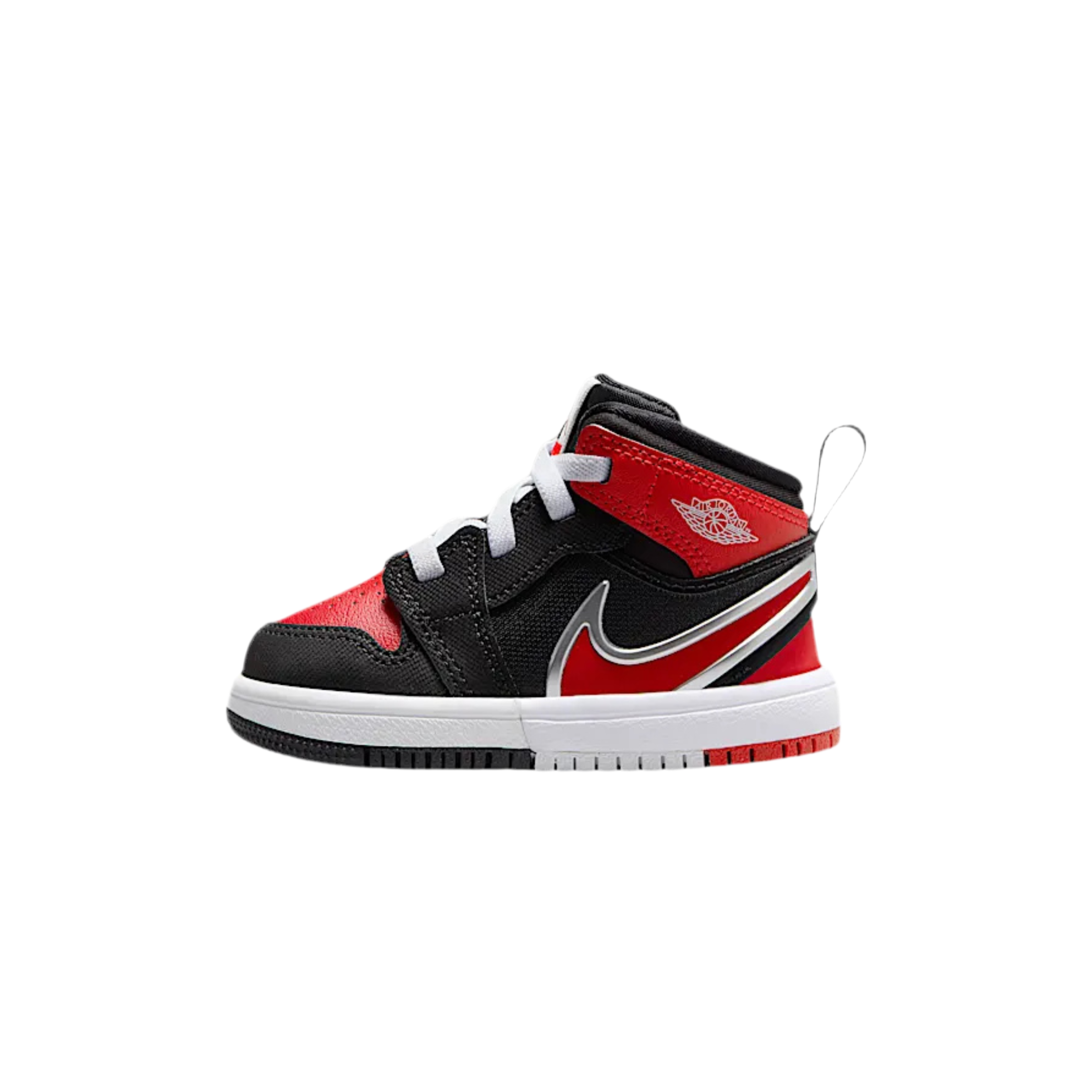 Nike Boys Toddler Jordan 1 Mid RM EasyOn - Black Red