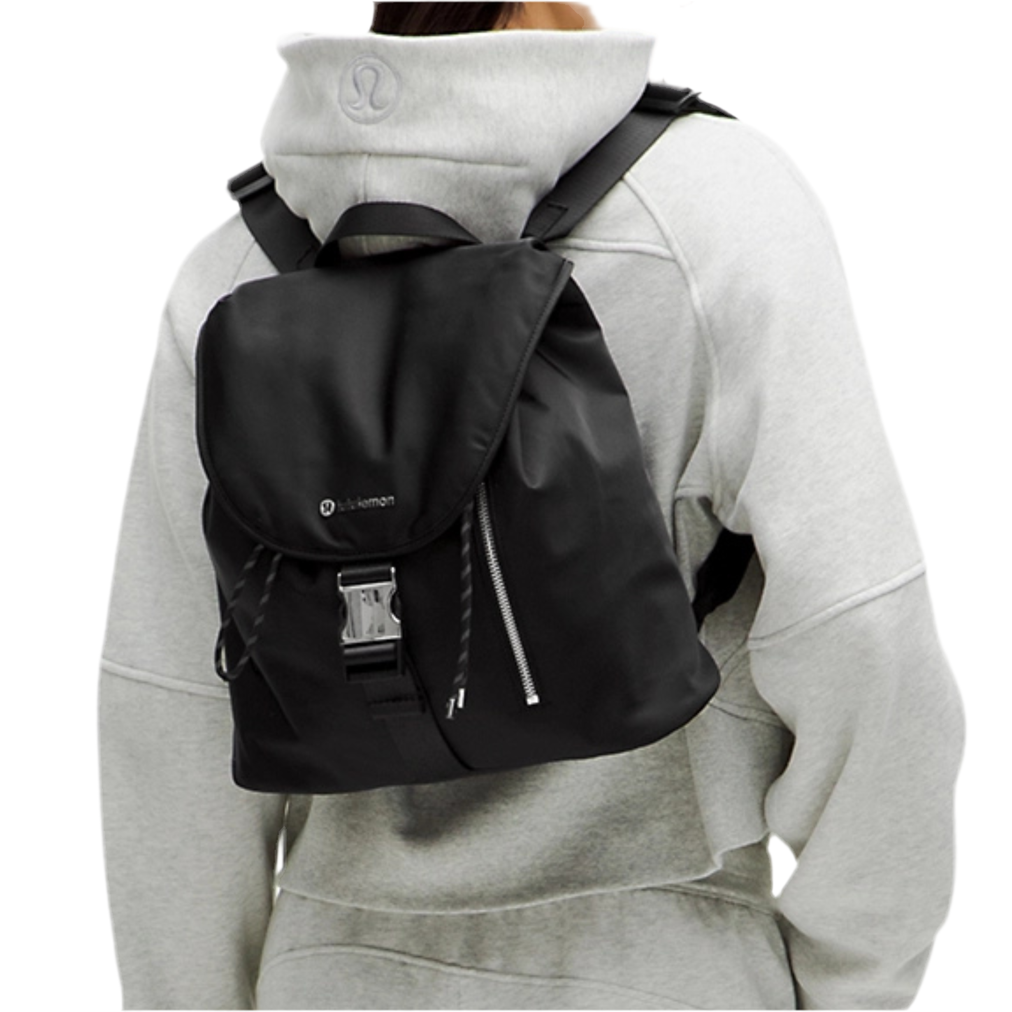 Lululemon Drawstring Bucket Backpack - Black