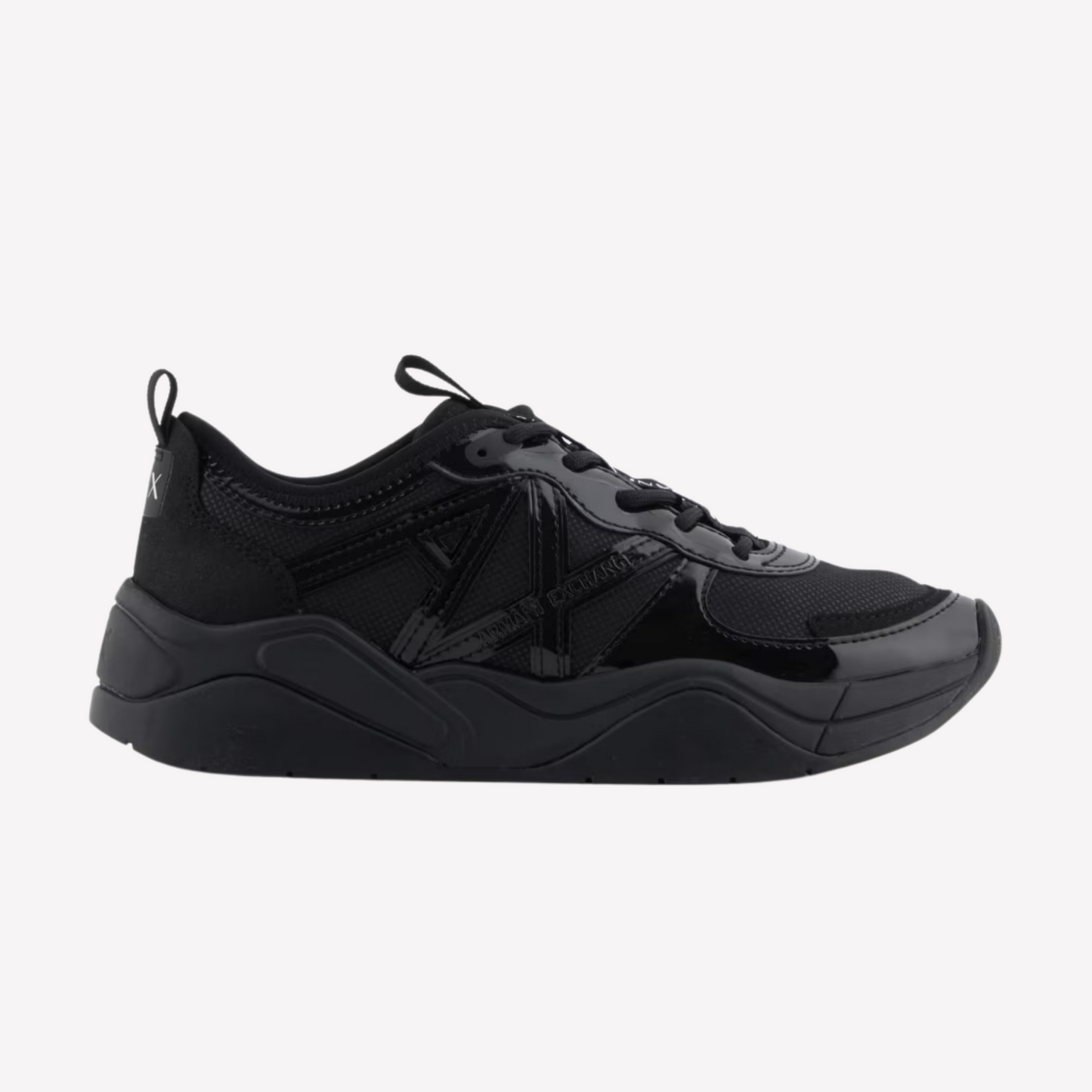 Armani Exchange Women's Chunky Sneaker - Black
