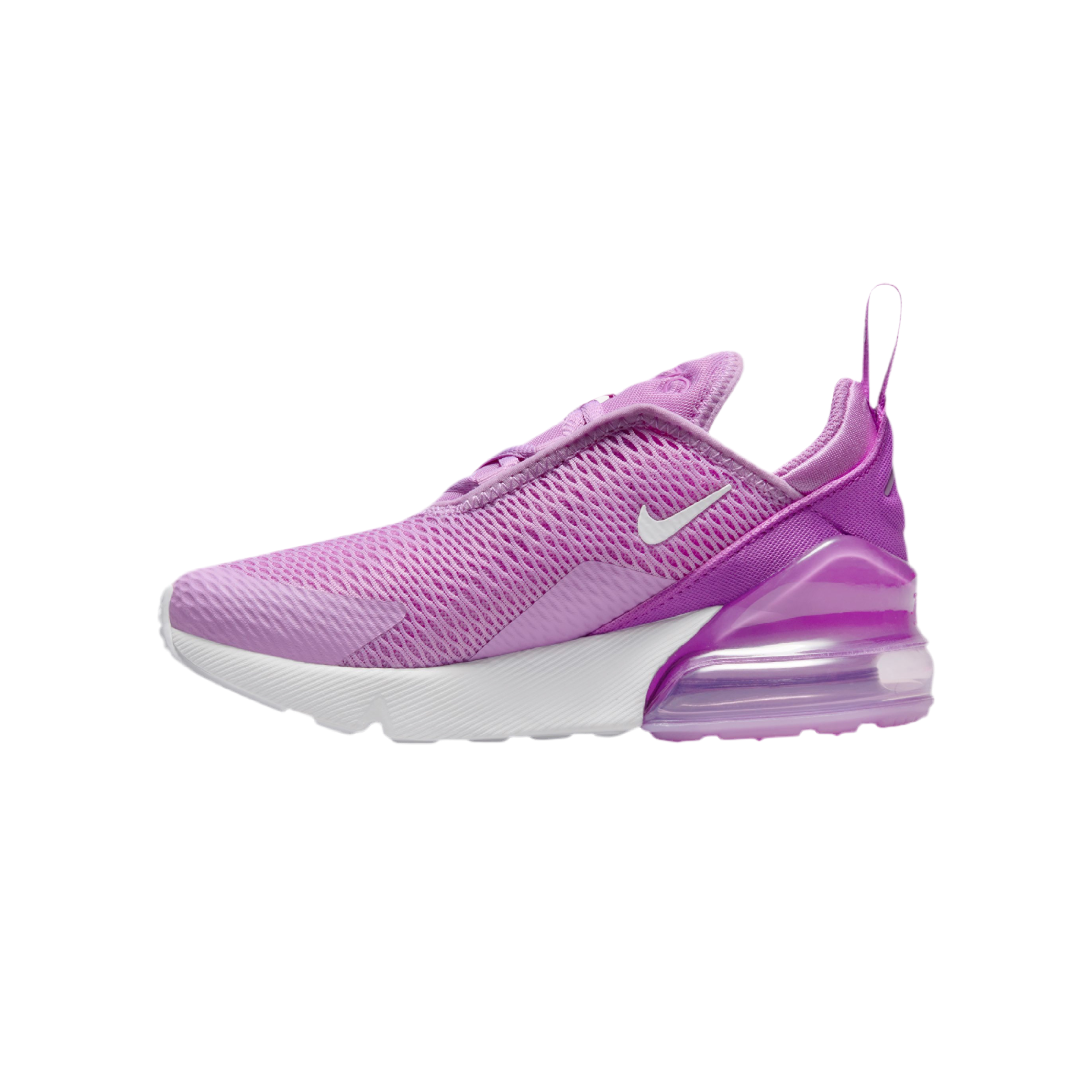 Nike Girls Kids Air Max 270 - White Rush Fuchsia