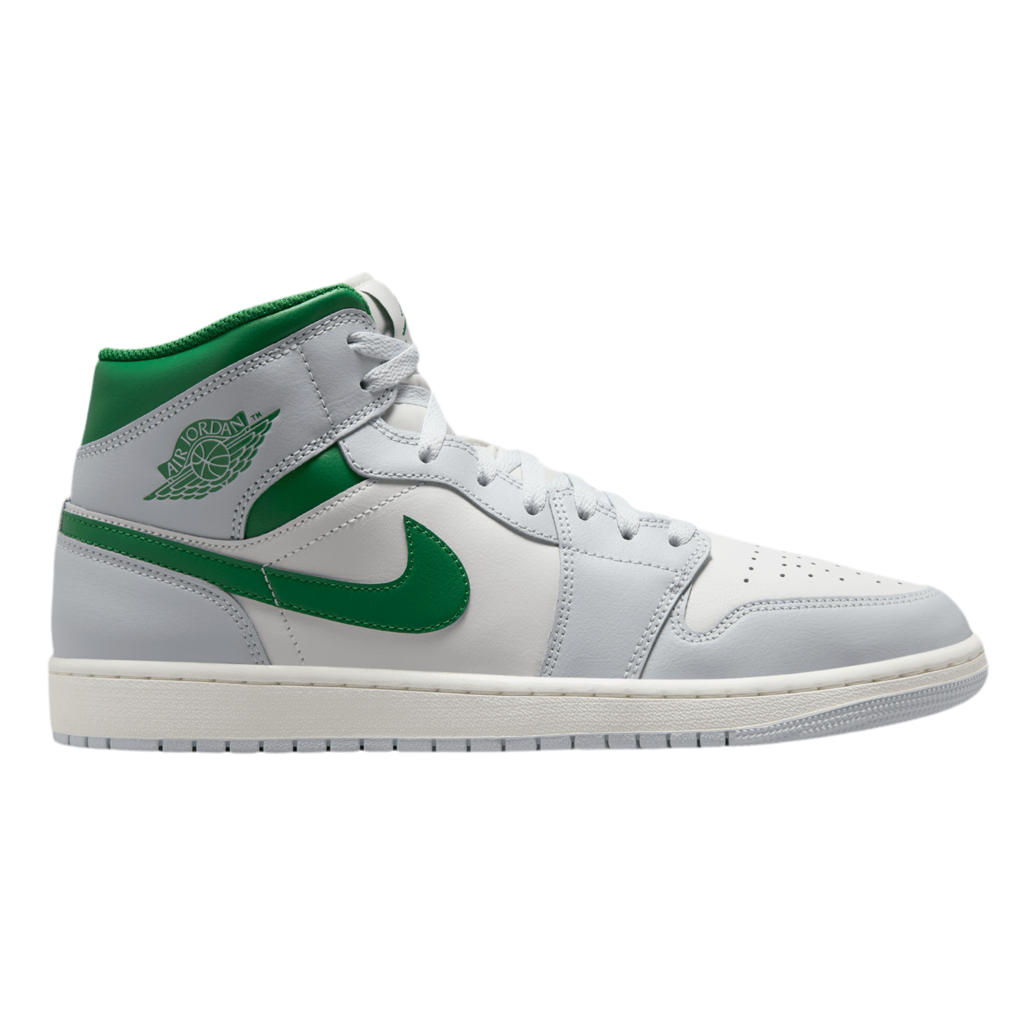 Nike Men Air Jordan 1 Mid - Pine Green Platinum