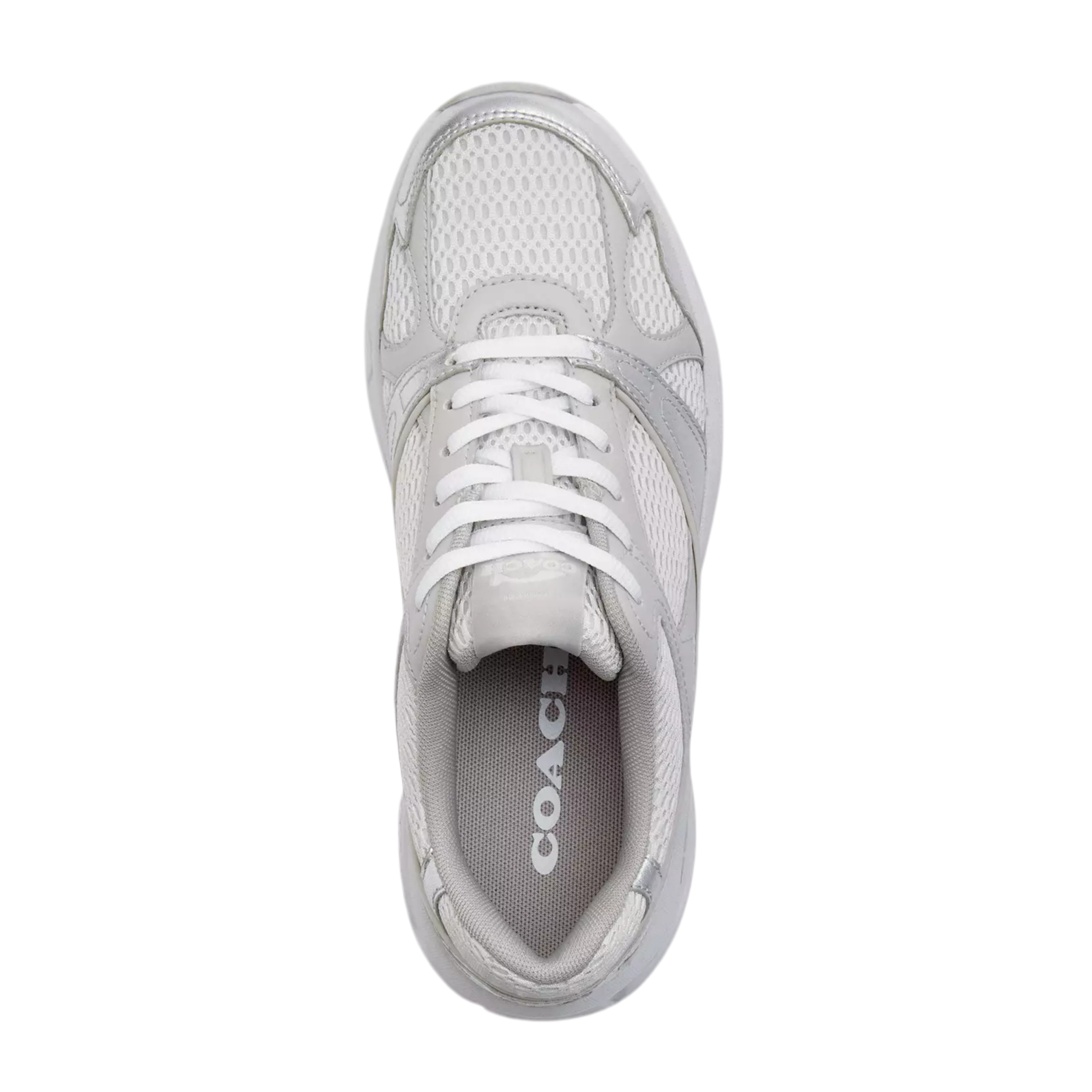 COACH Women's Sport Sneaker - Light Grey Optic White