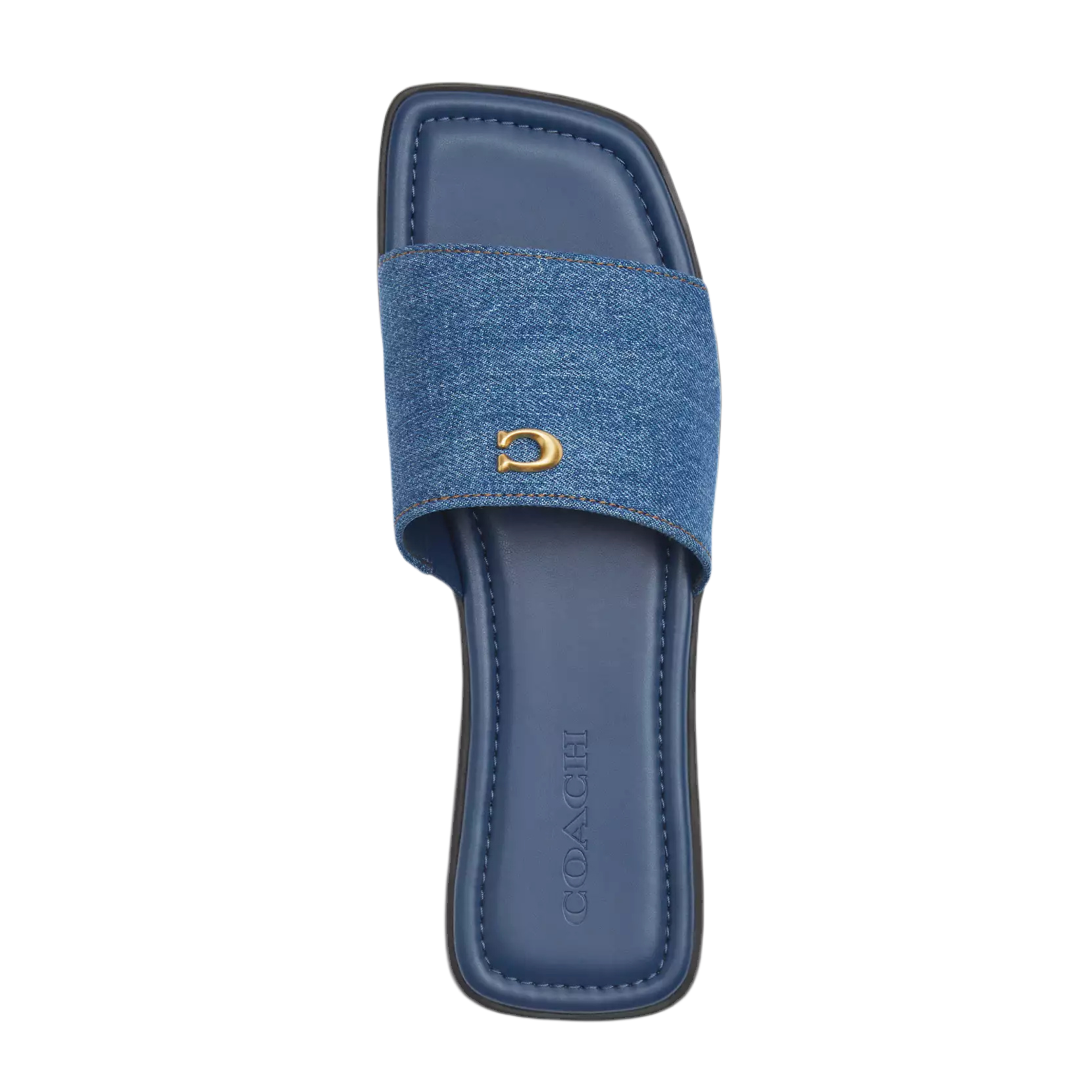 COACH Women's Florence Sandal - Denim Deep Blue