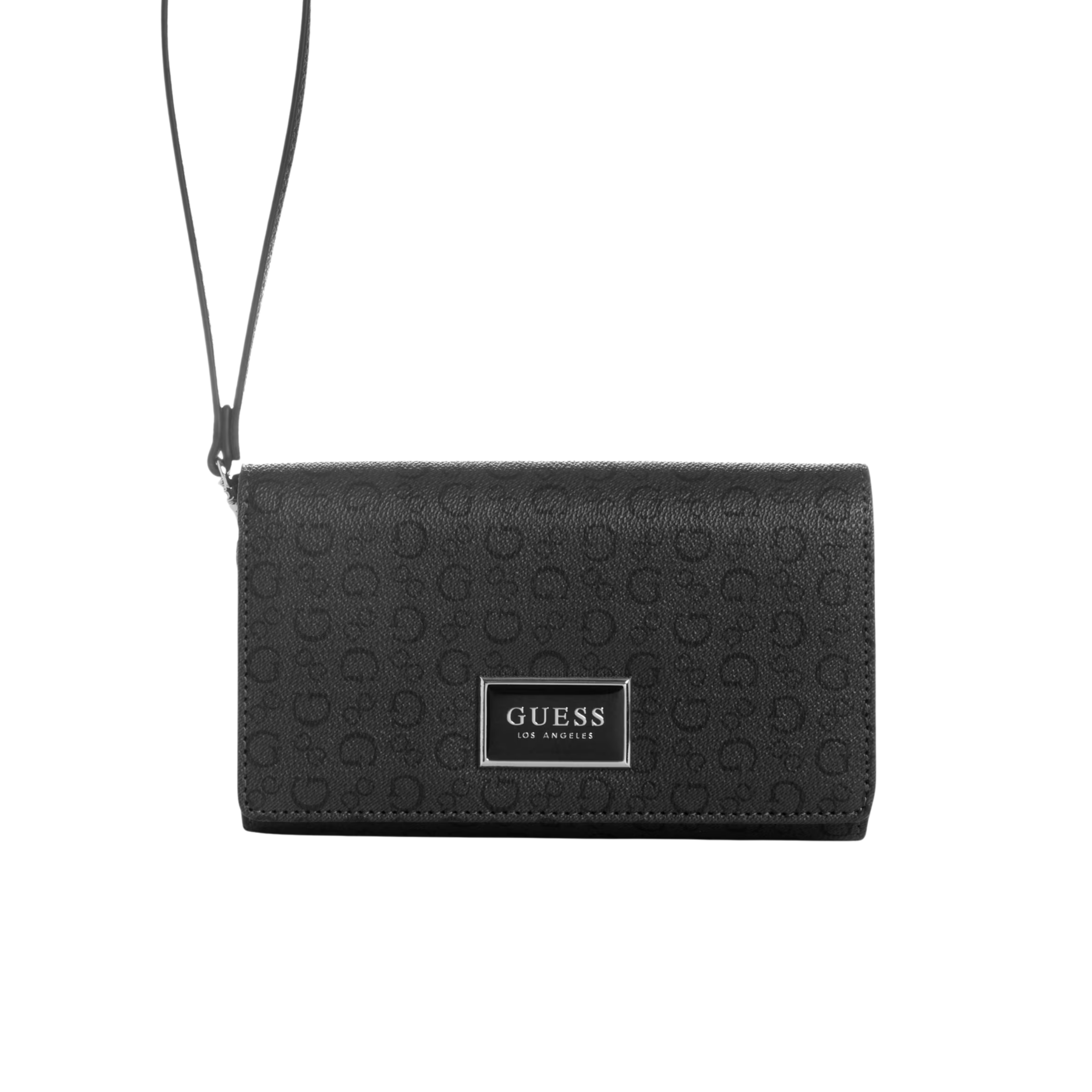 GUESS Women Hilda Logo Phone Organizer - Black