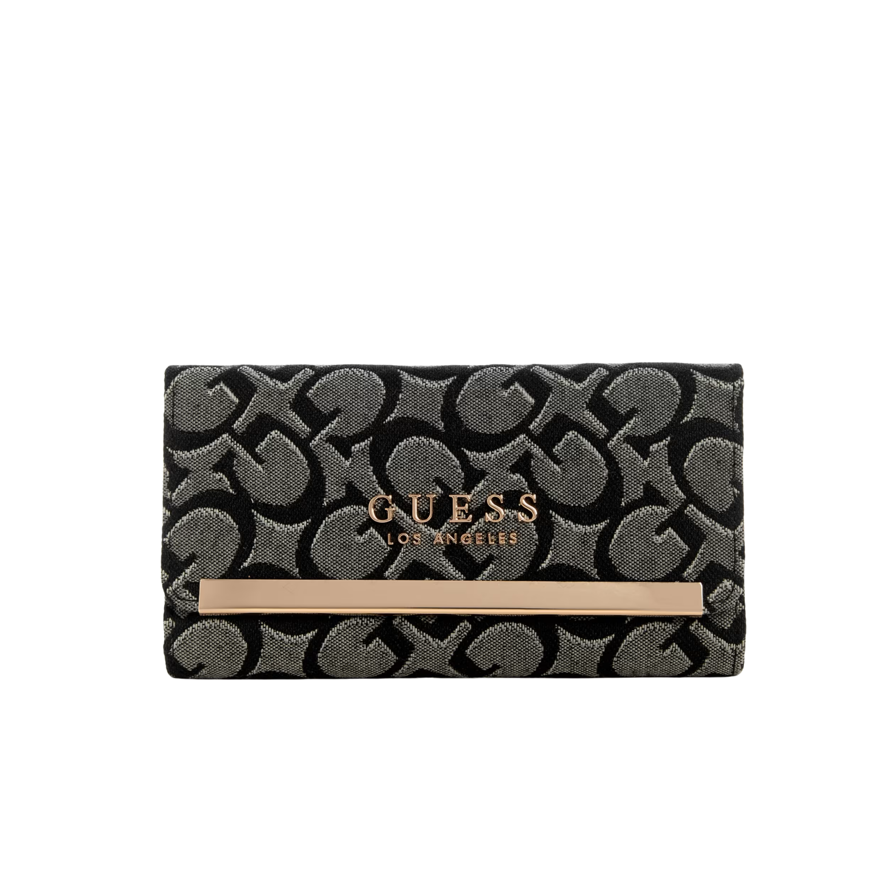 GUESS Women Marva Slim Clutch Wallet - Black