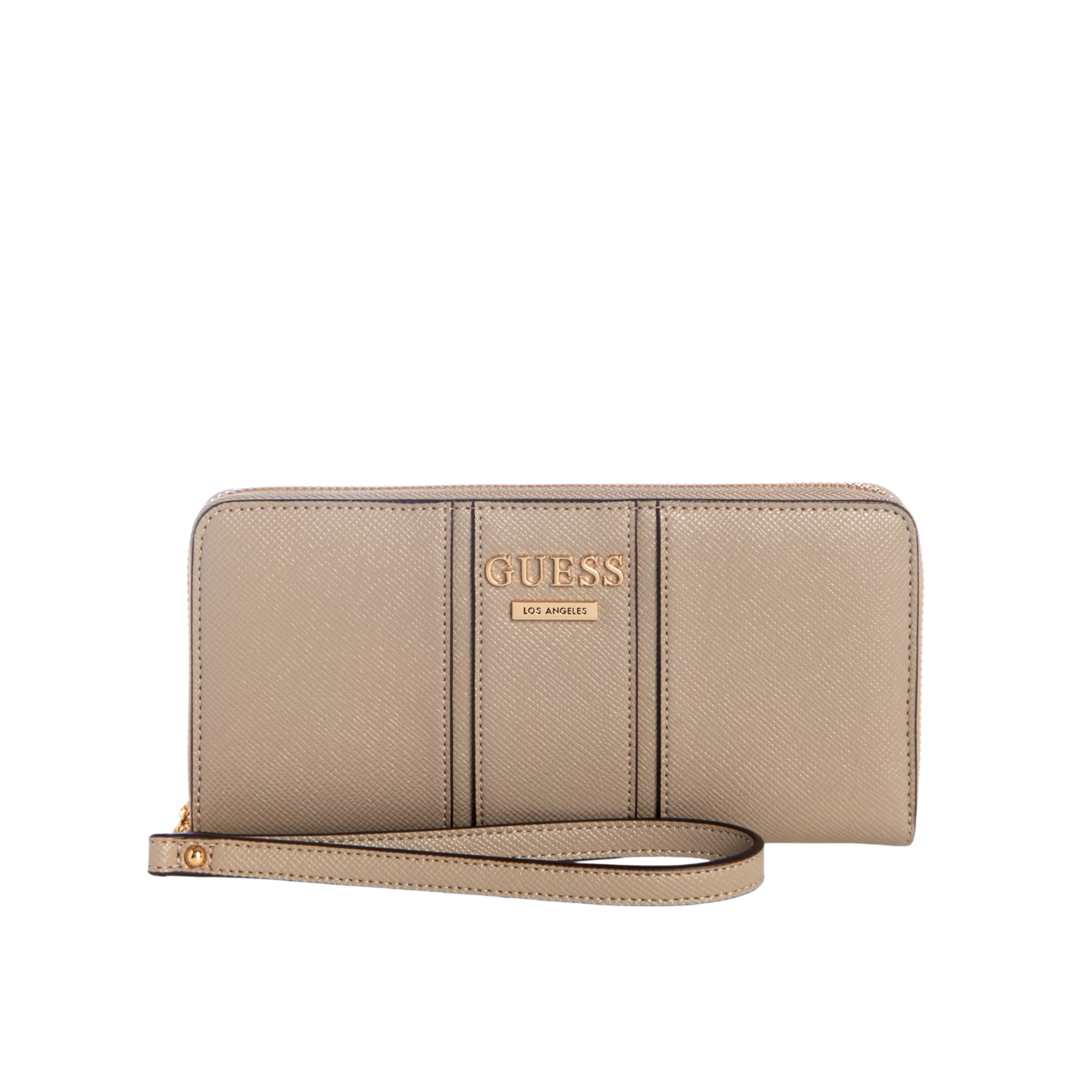 GUESS Women Alesso Large Zip Around Wallet - Brown