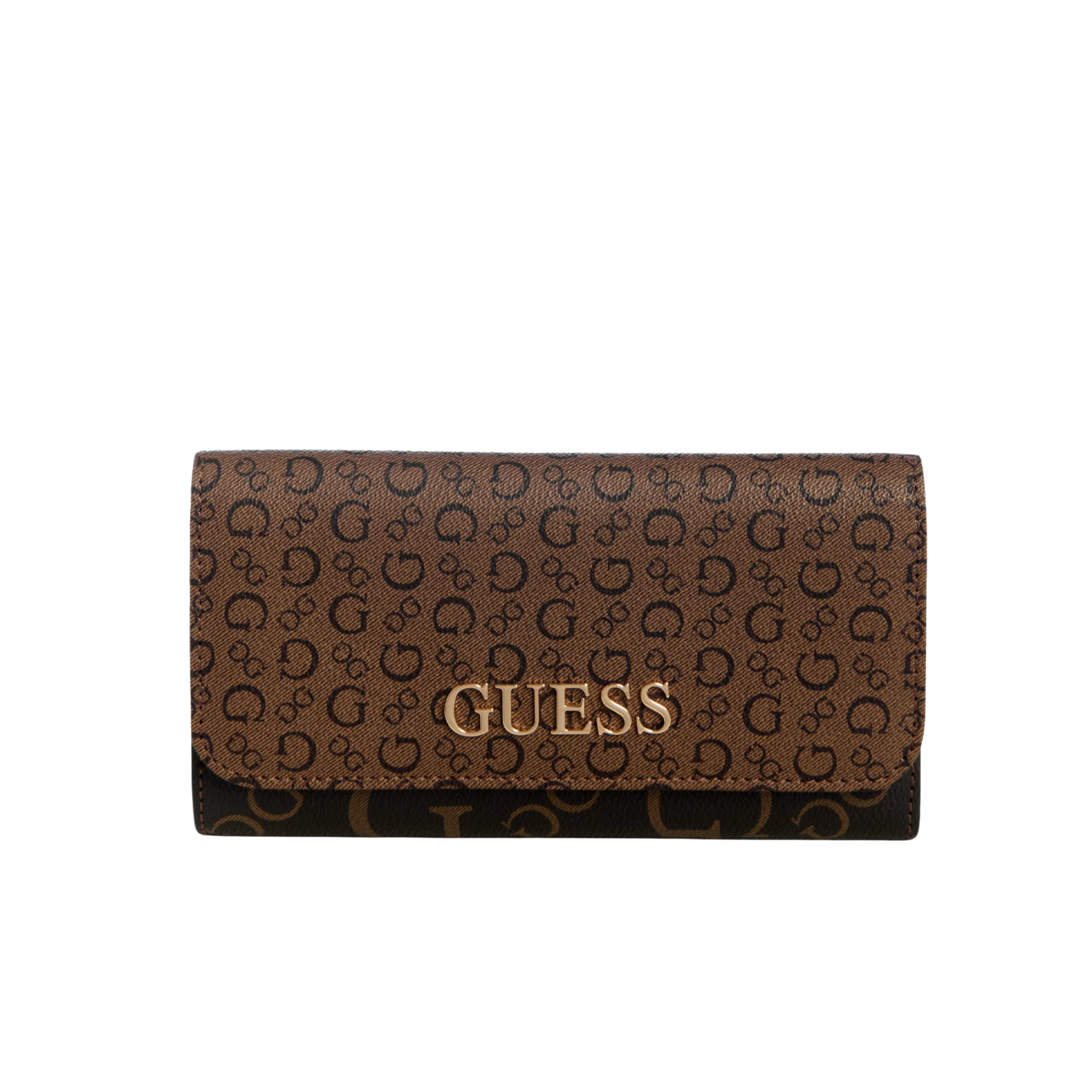 GUESS Women Eldoria Enlarged Logo Slim Clutch Wallet - Pink