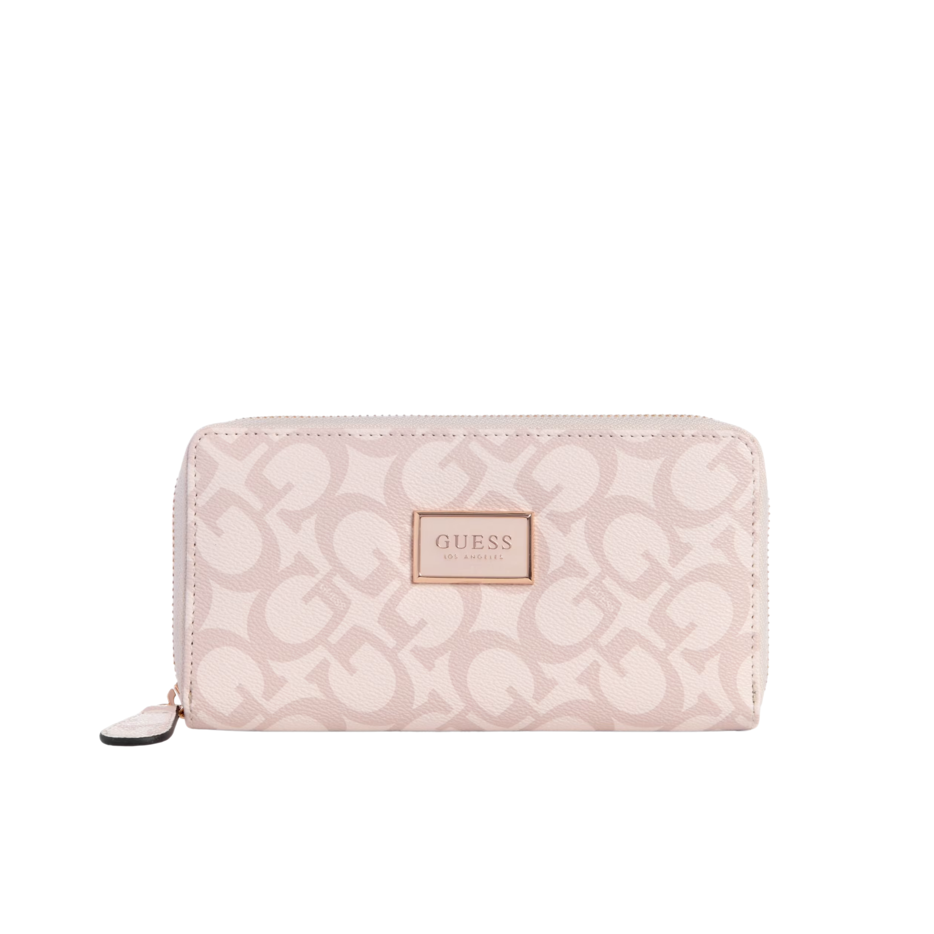 GUESS Women Abree Logo Medium Zip Wallet - Pink