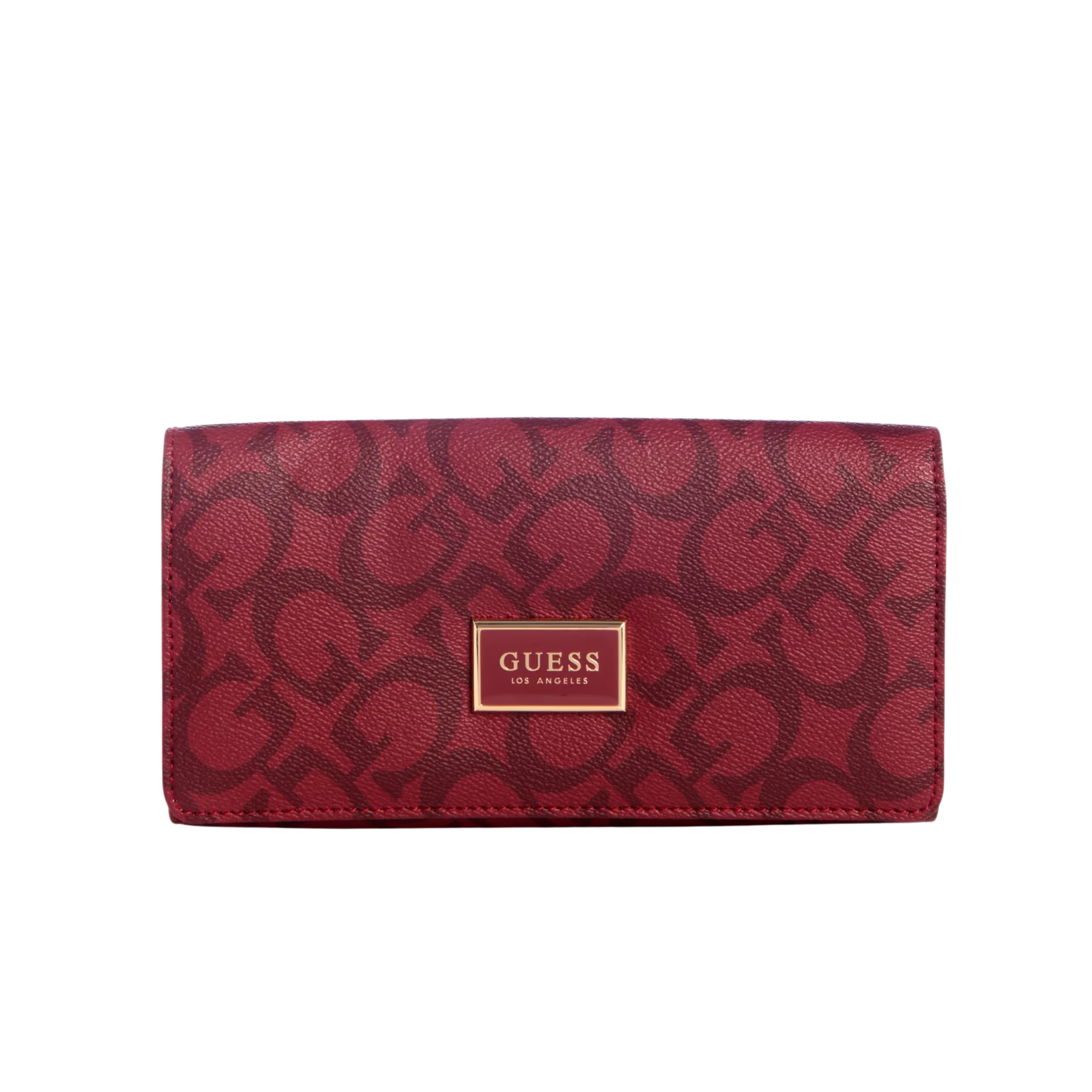 GUESS Women Abree Logo Multi Organizer Wallet - Red