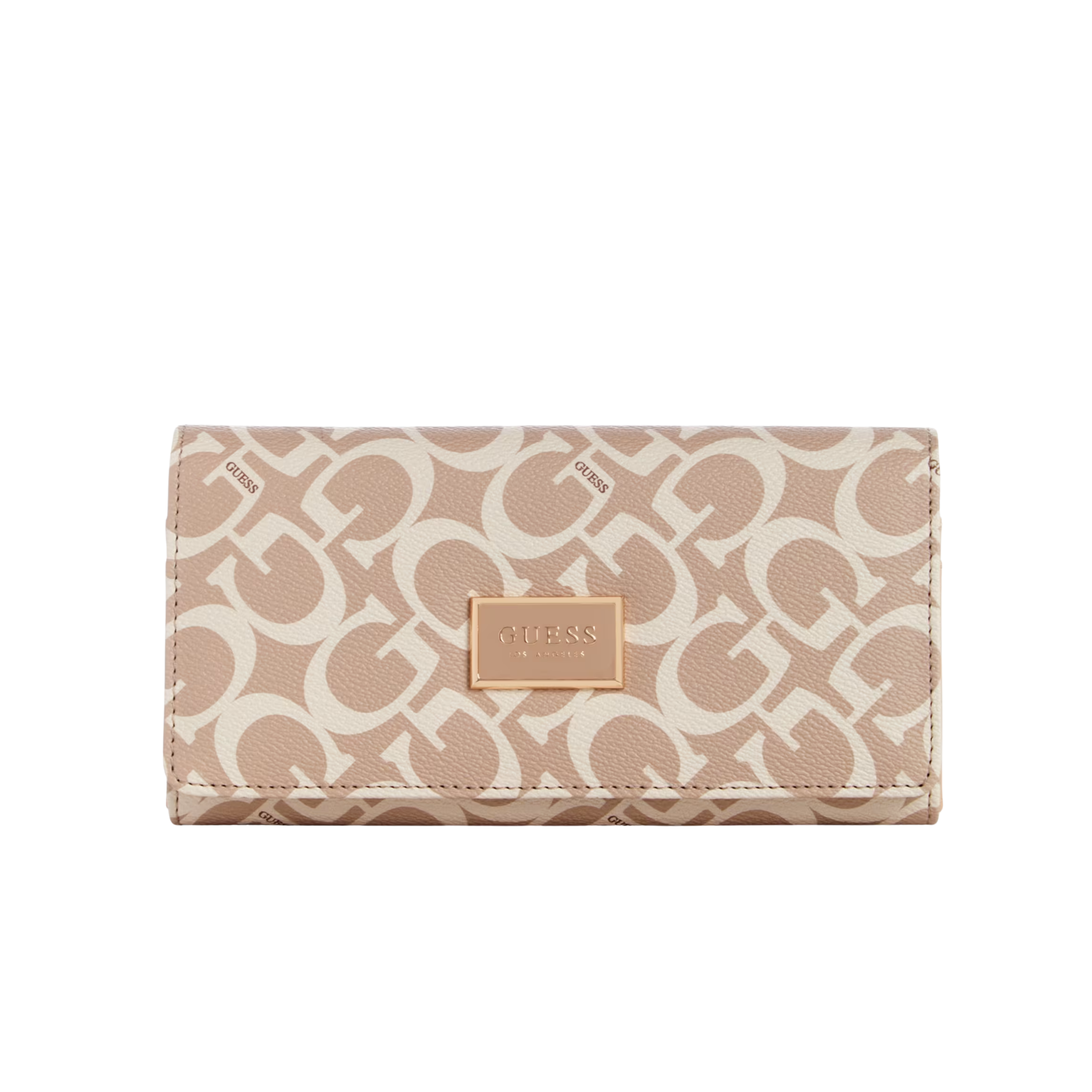 GUESS Women Abree Logo Multi Organizer Wallet - Beige