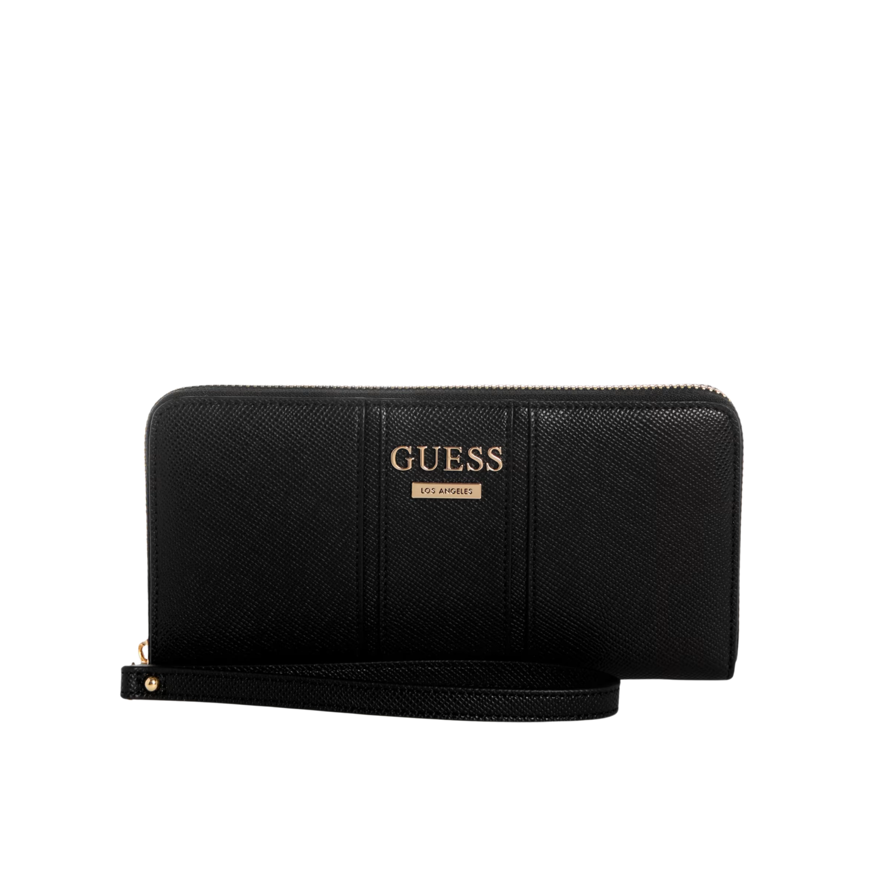 GUESS Women Alesso Large Zip Around Wallet - Black