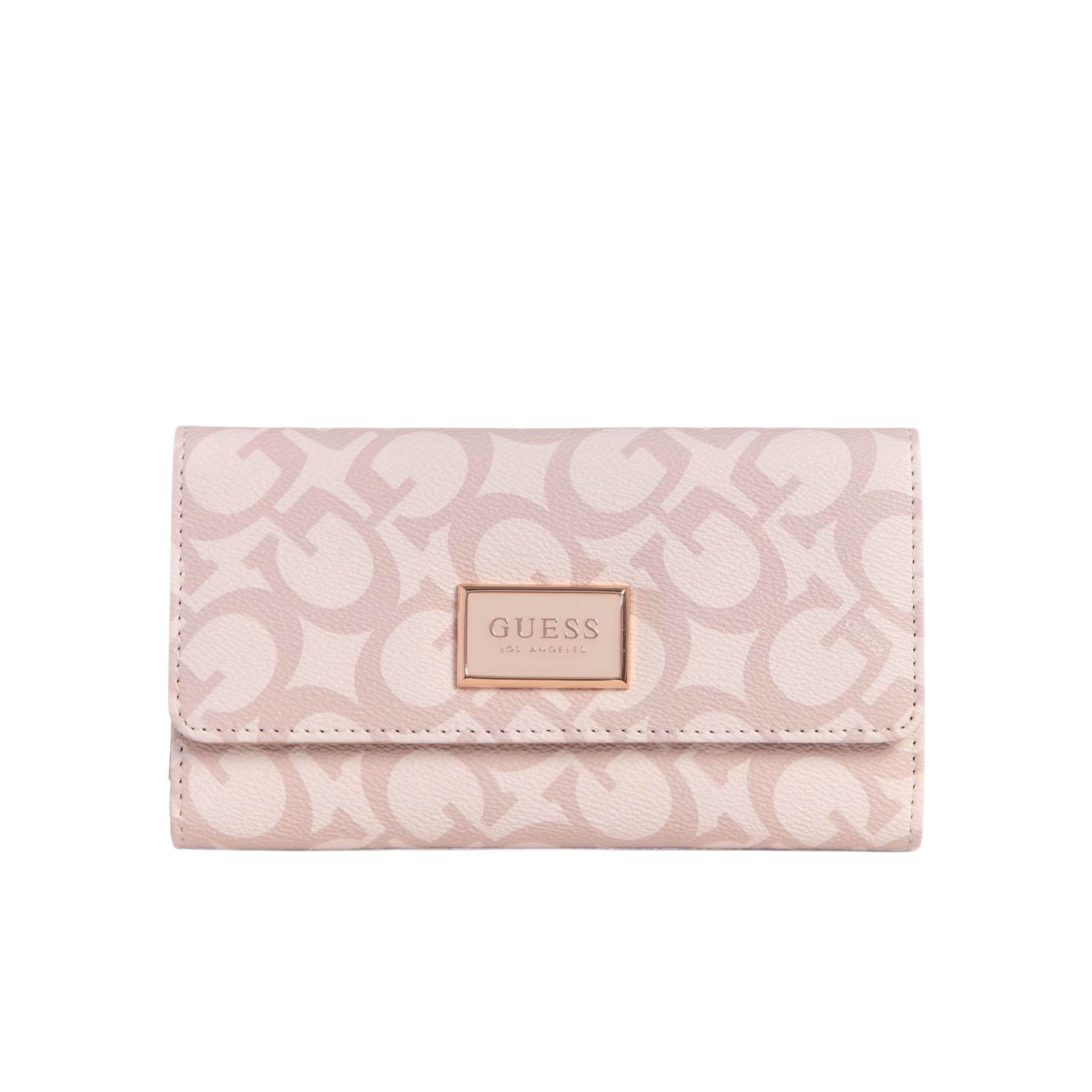 GUESS Women Abree Logo Slim Clutch Wallet - Pink