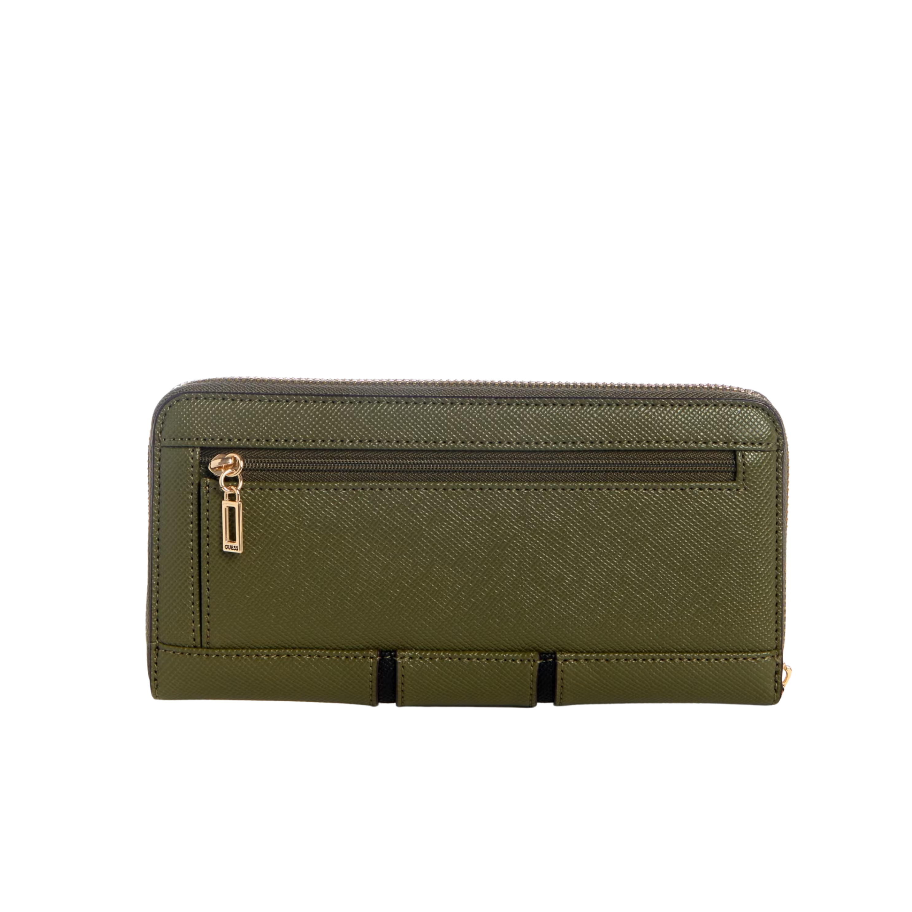 GUESS Women Alesso Large Zip Around Wallet - Green