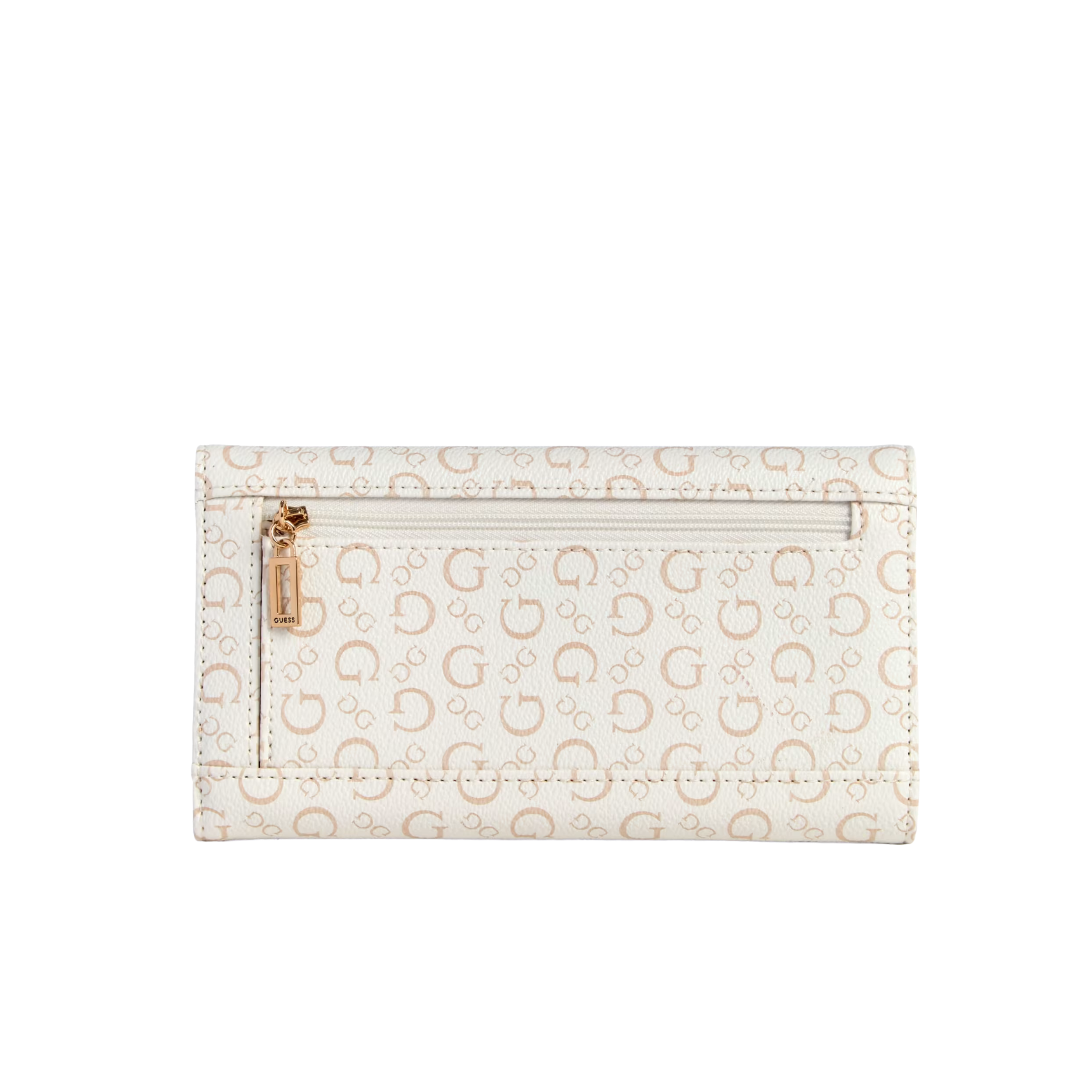 GUESS Women Saffron Slim Clutch Wallet - White