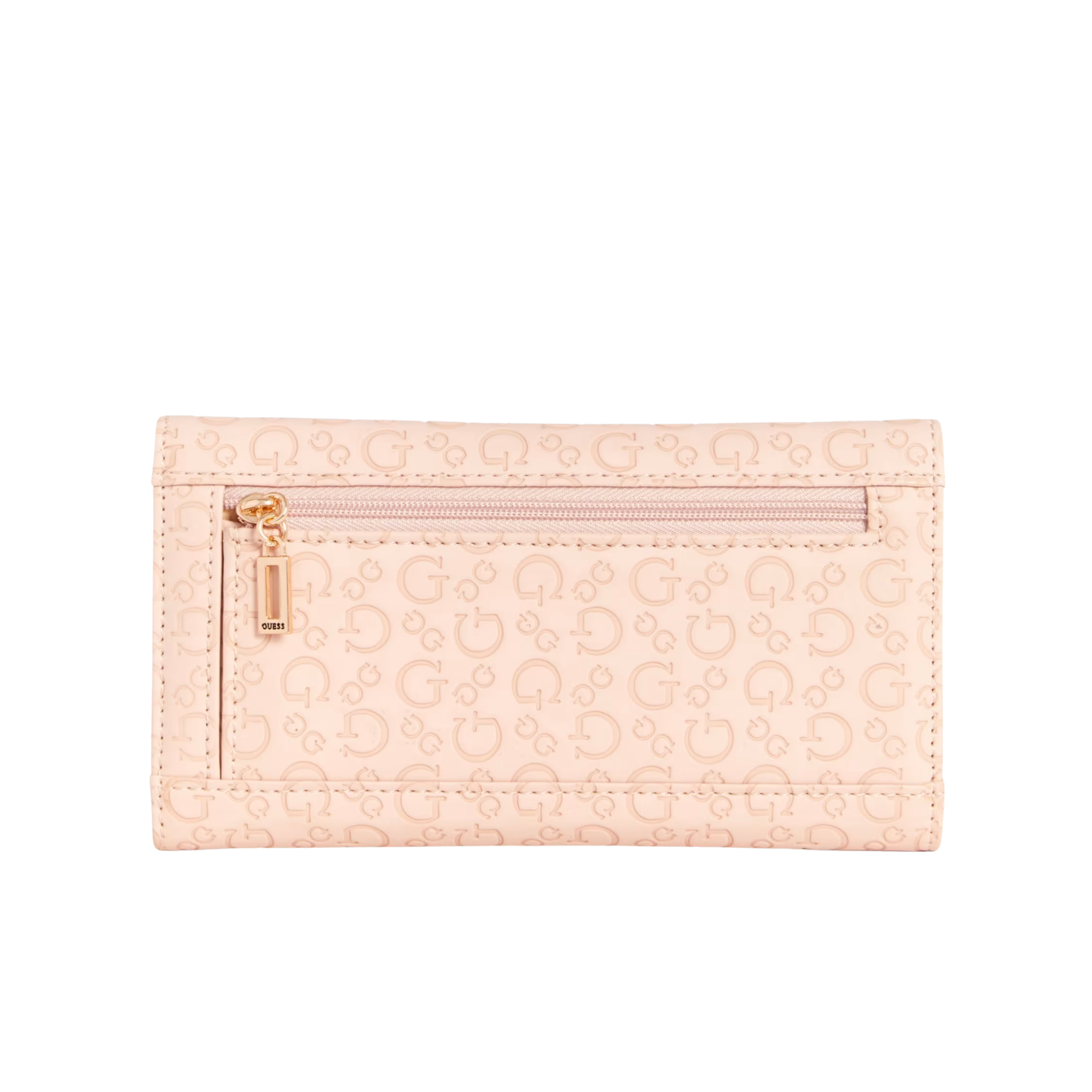 GUESS Women Bowie Debossed Logo Slim Clutch Wallet - Gold