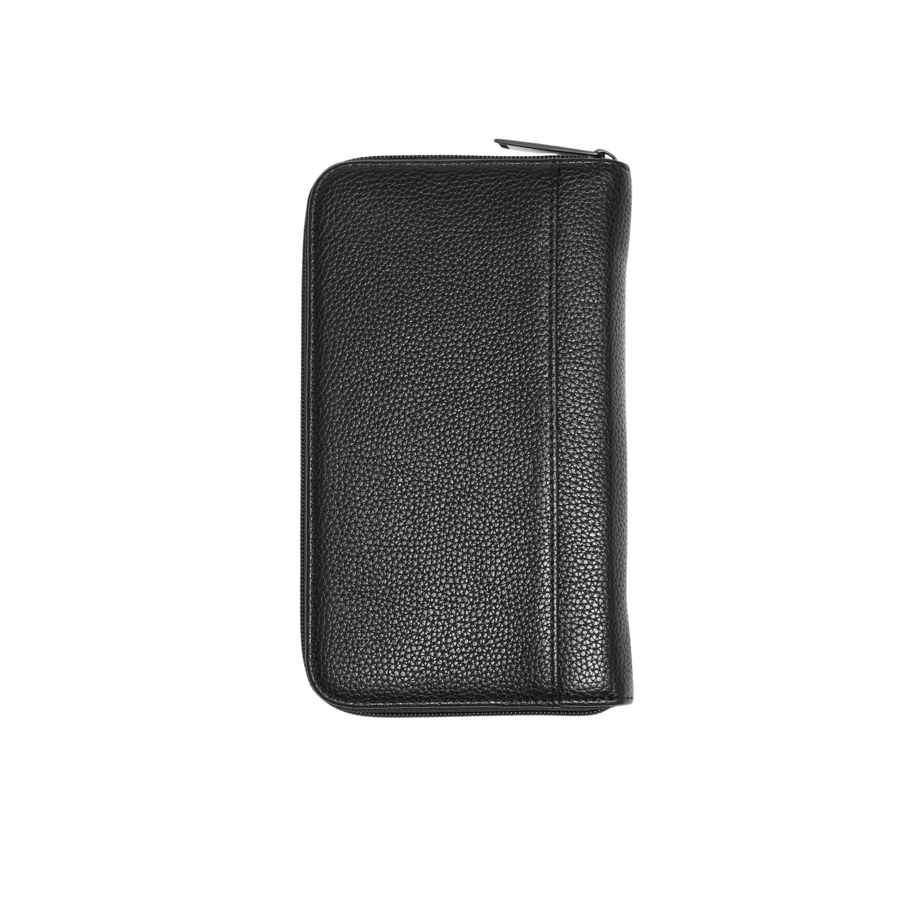 Guess Men Zip-Around Travel Wallet - Black
