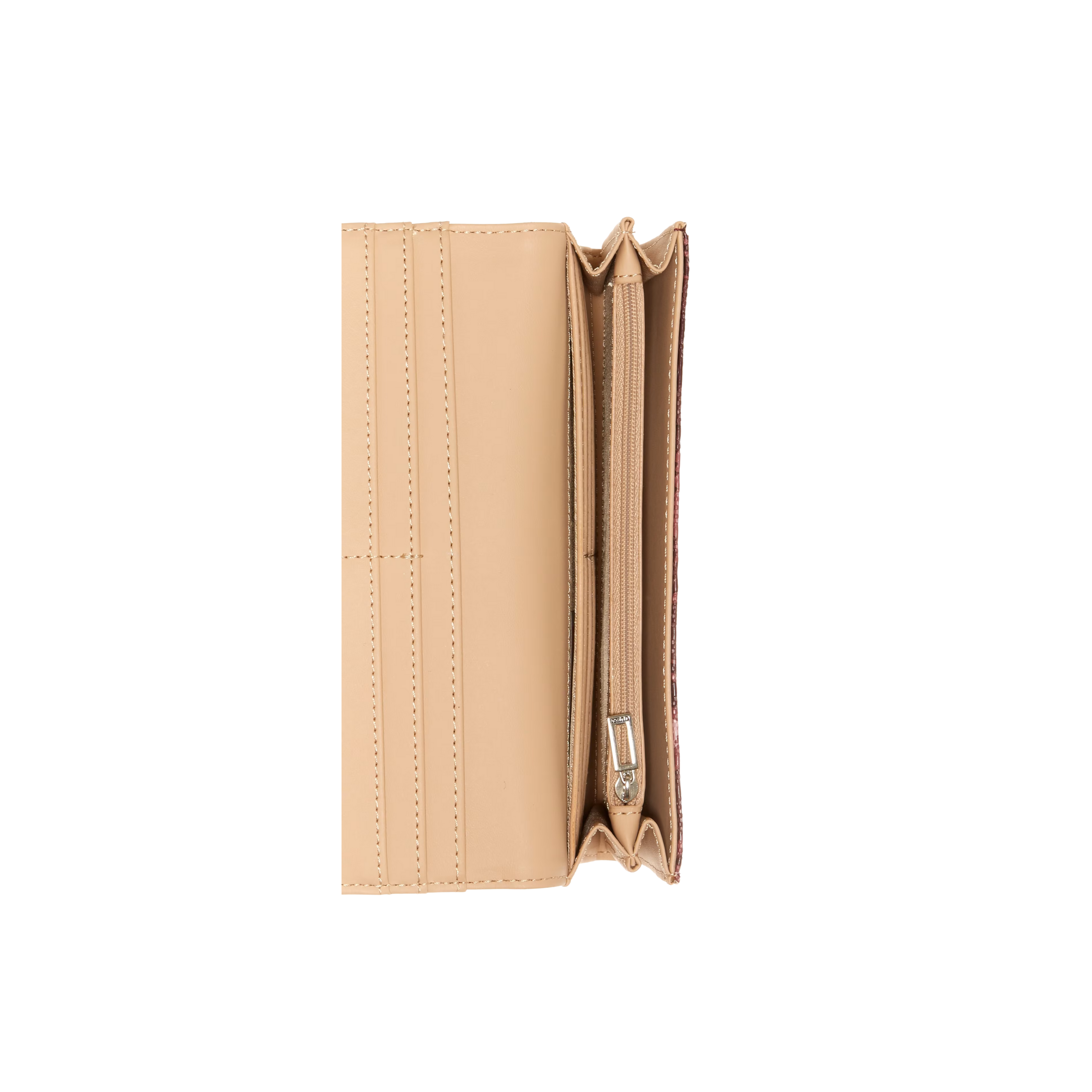 GUESS Women Abree Logo Saffiano Multi Organizer - White