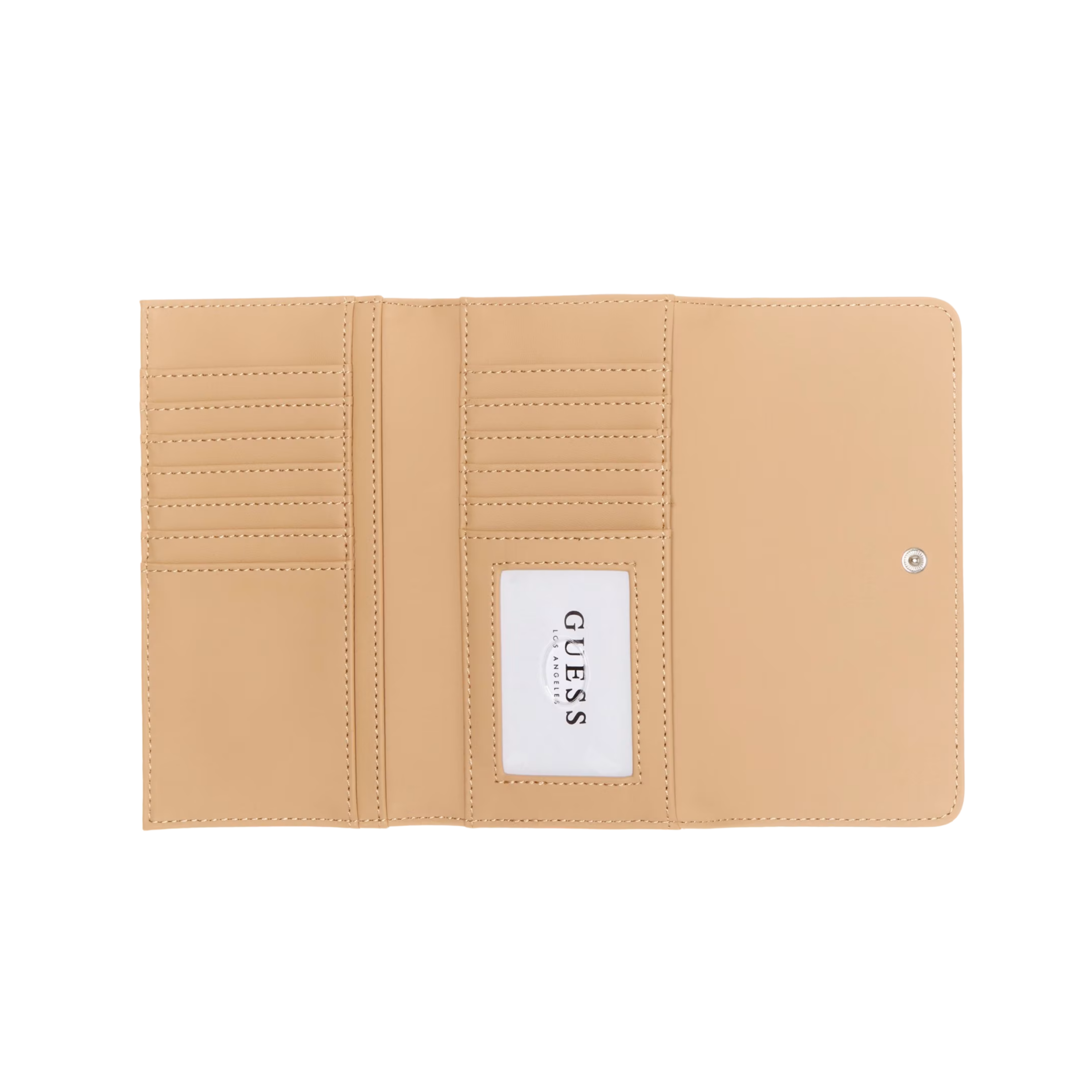 GUESS Women Bowie Debossed Logo Slim Clutch Wallet - Gold