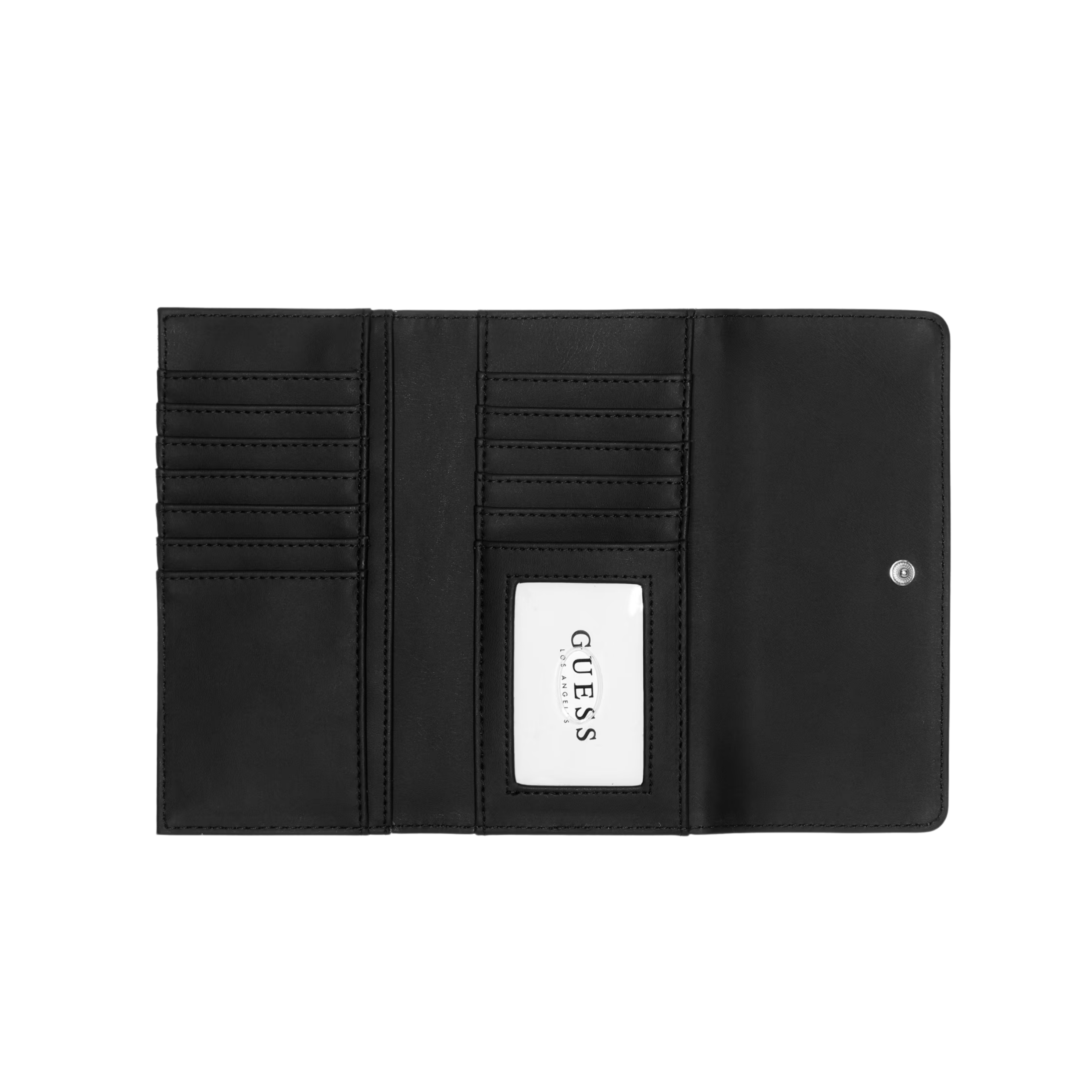 GUESS Women Marva Slim Clutch Wallet - Black