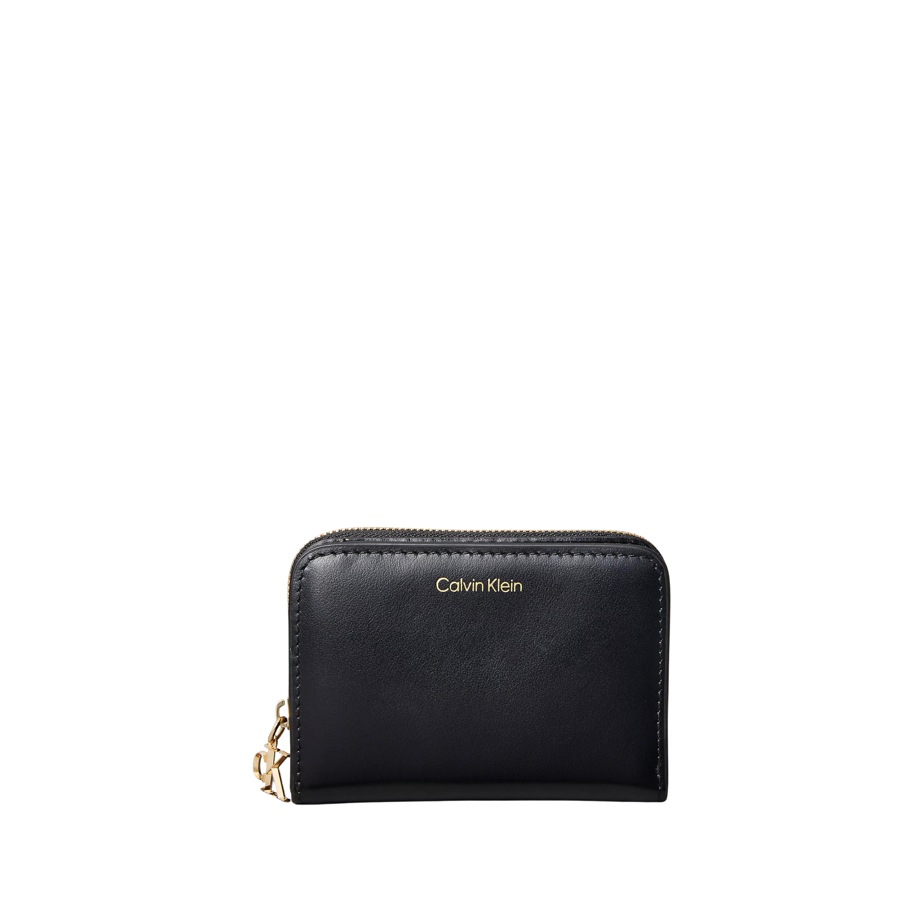 Calvin Klein Women Leather Medium Zip Wallet - Black