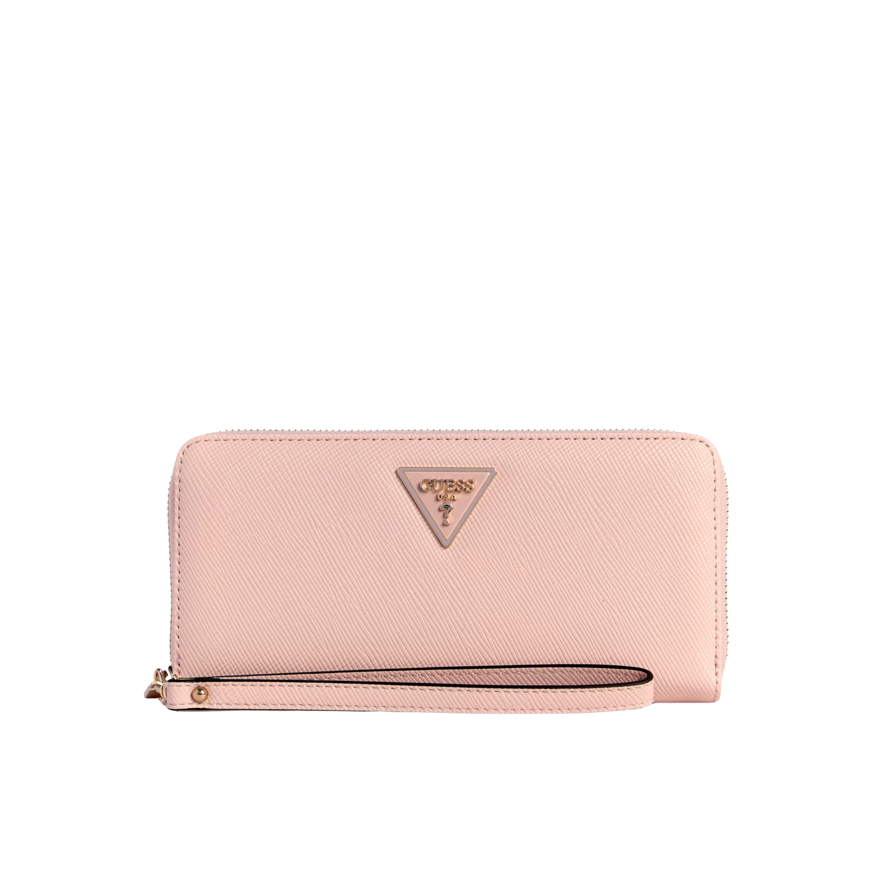 Guess Women Laurel Large Zip Around Wallet - Light Rose