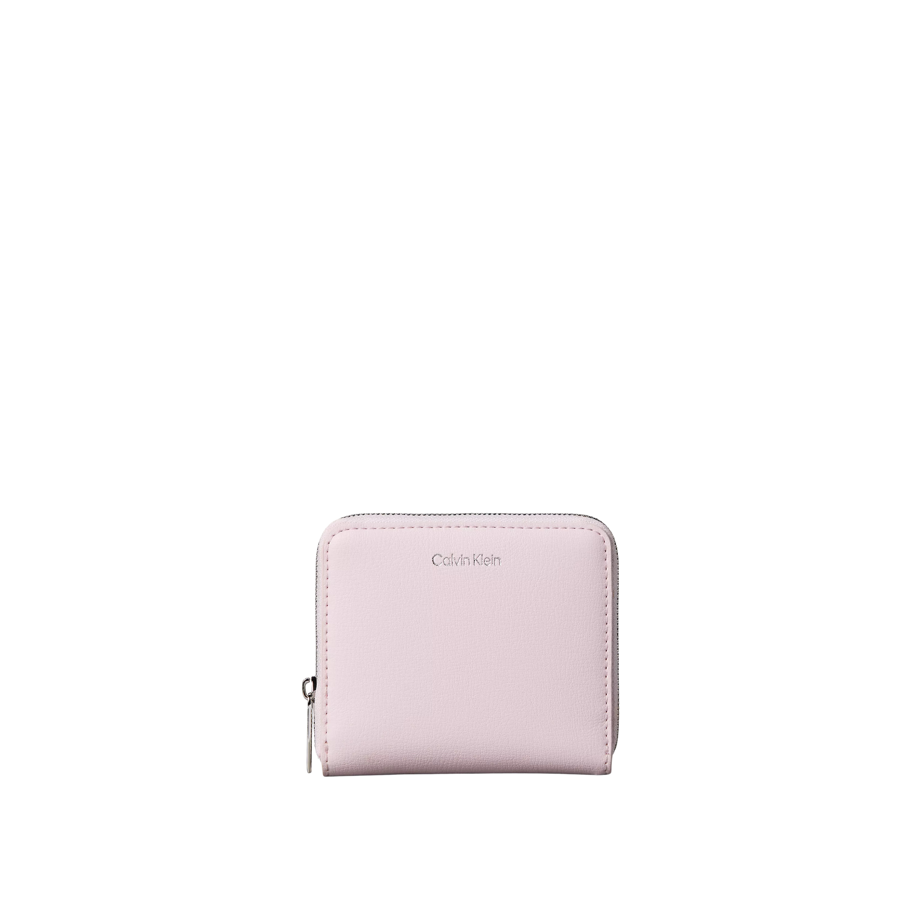 Calvin Klein Women Foil Logo Square Zip Wallet - Cradle Pink