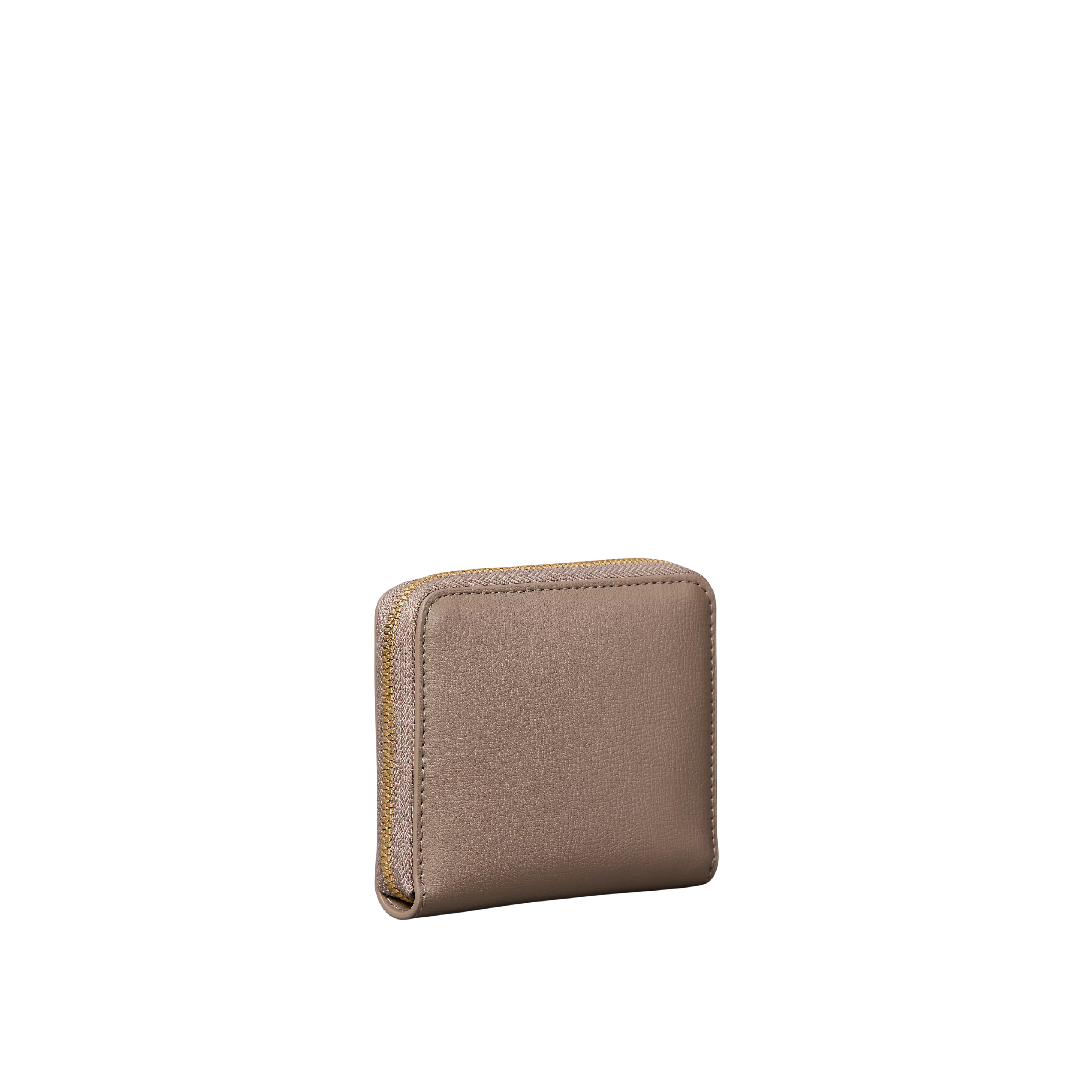 Calvin Klein Women Foil Logo Square Zip Wallet - Desert Taupe
