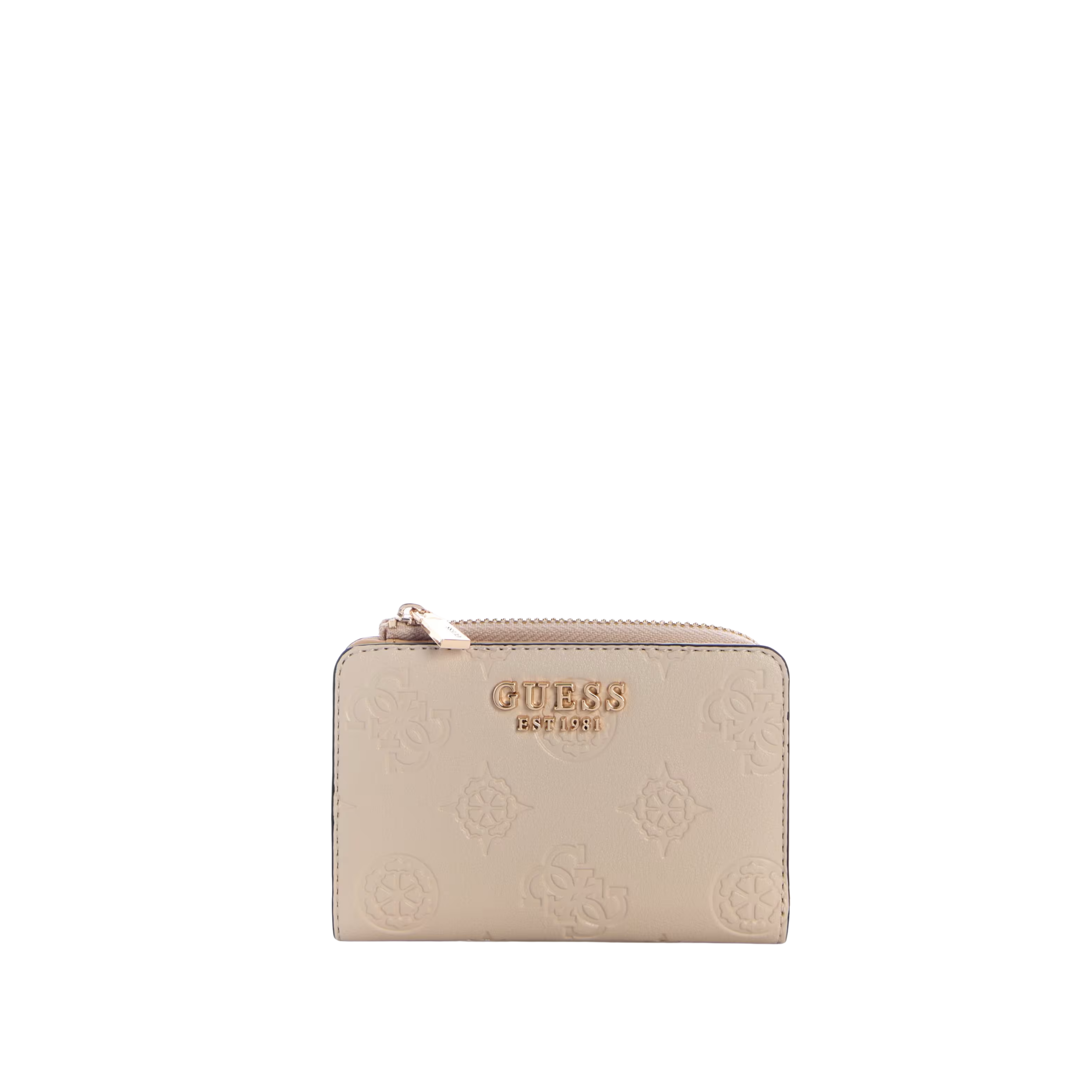 Guess Women Laurel II Debossed Peony Card Case - Luggage
