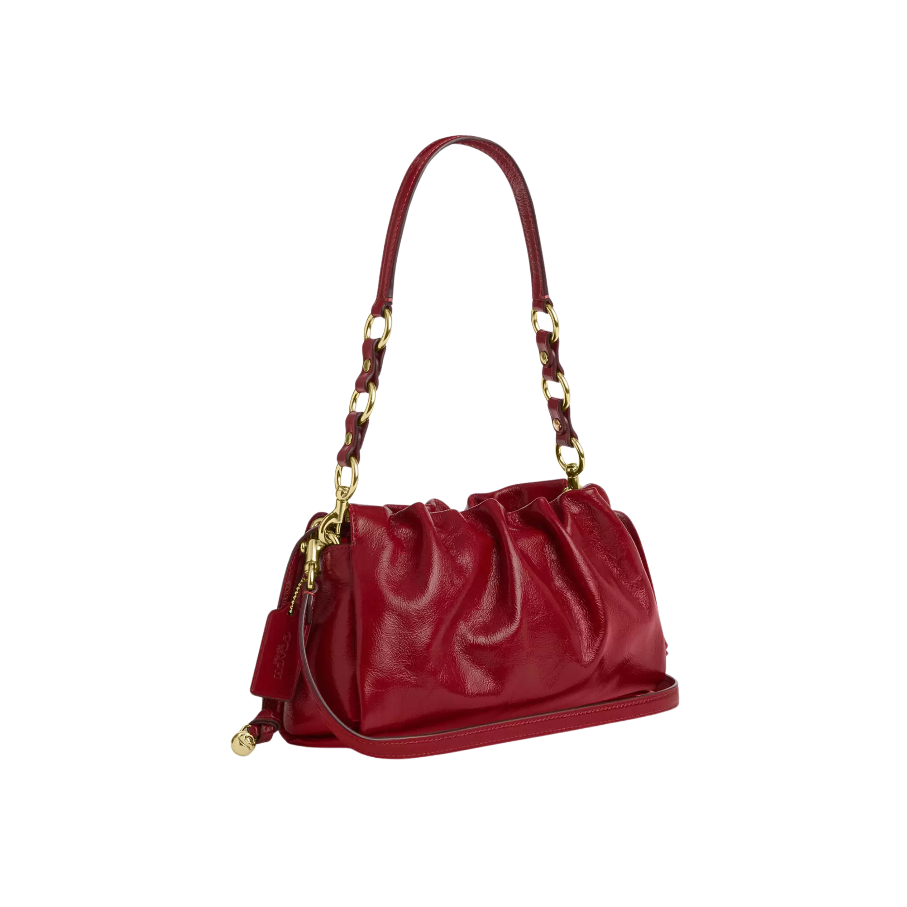COACH Women Faye Shoulder Bag - Gold Dark Cardinal