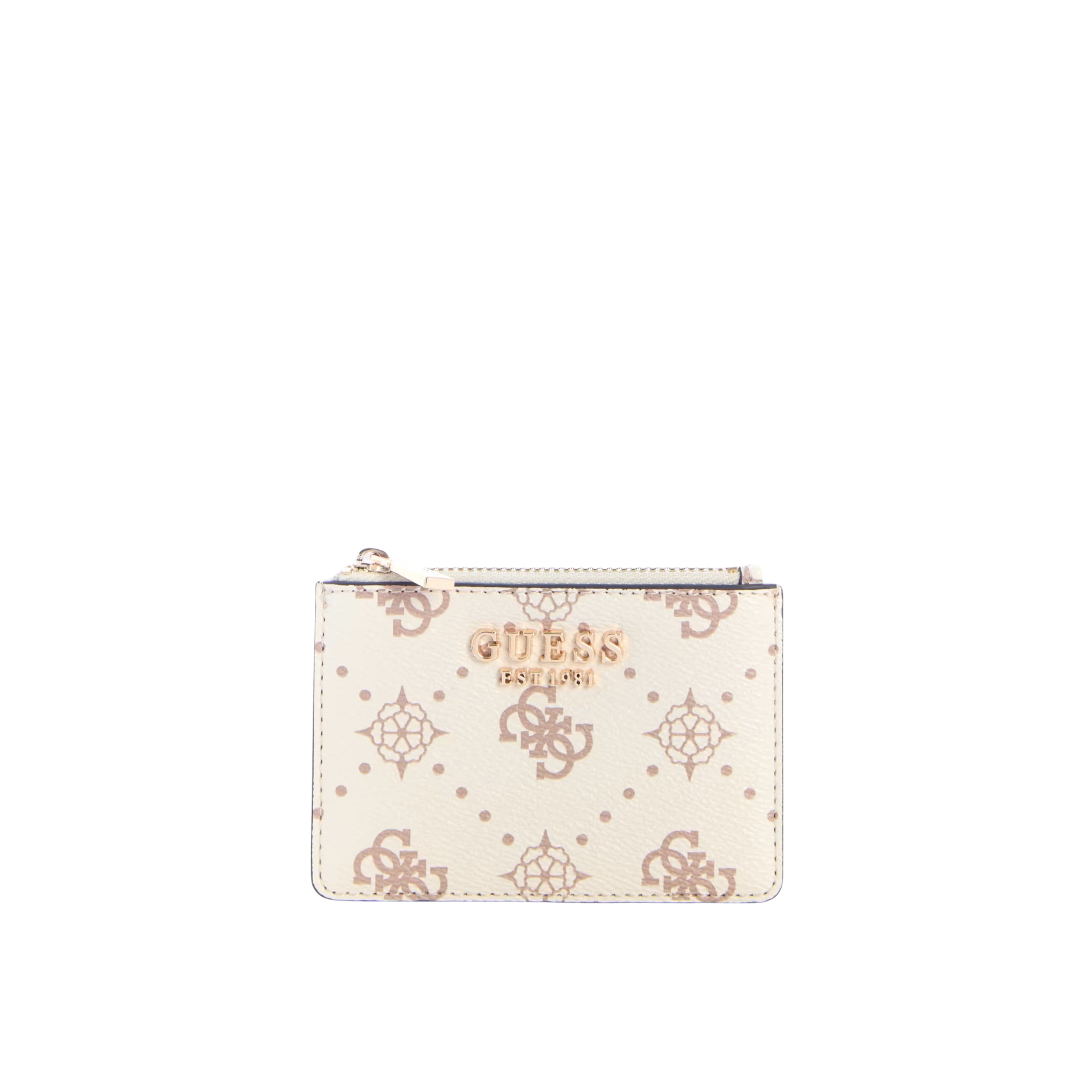 Guess Women Carrie Quattro G Card Case - Vino Wash