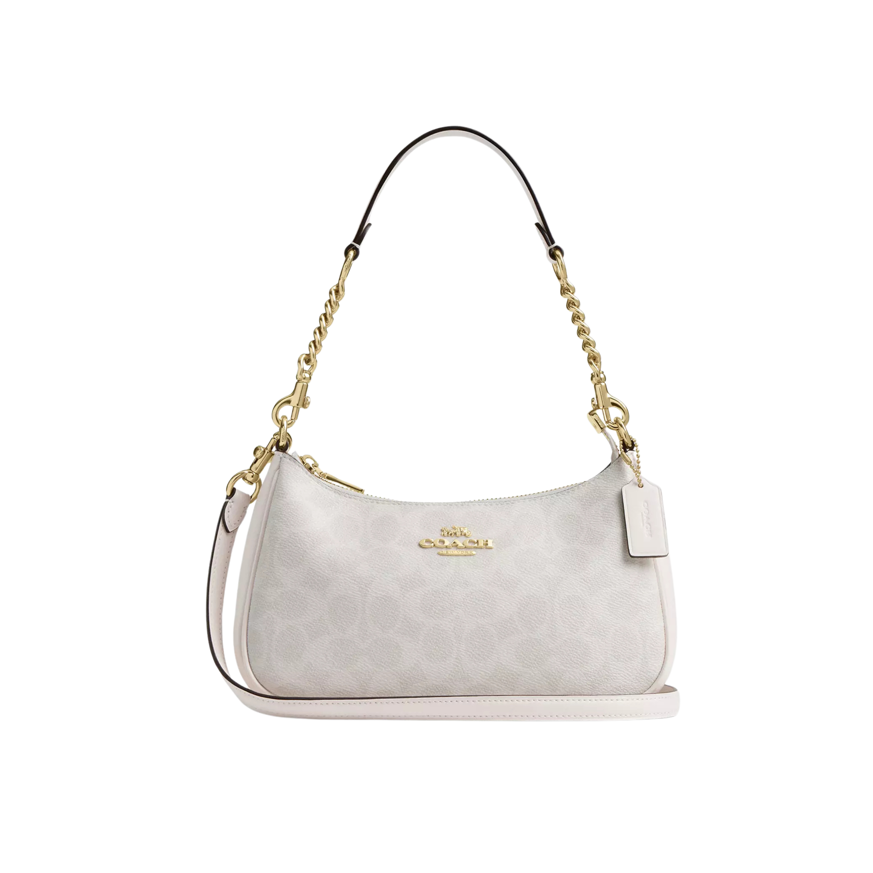 COACH Women Teri Shoulder Bag - Gold White