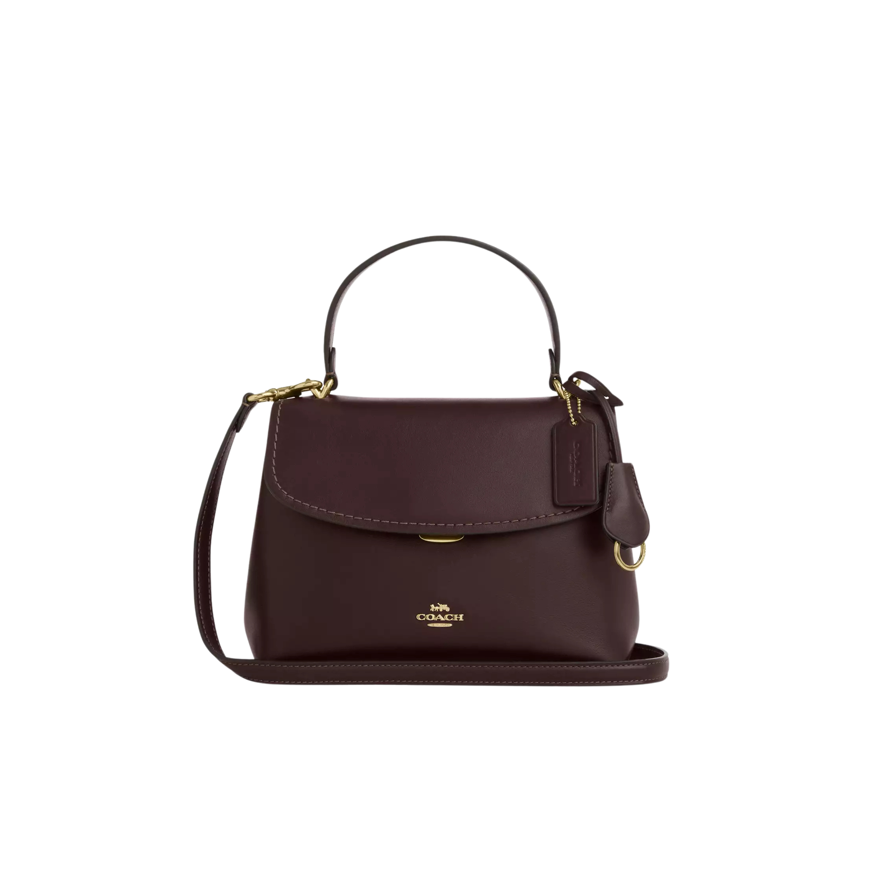 COACH Women Emory Top Handle Bag - Brown Gold