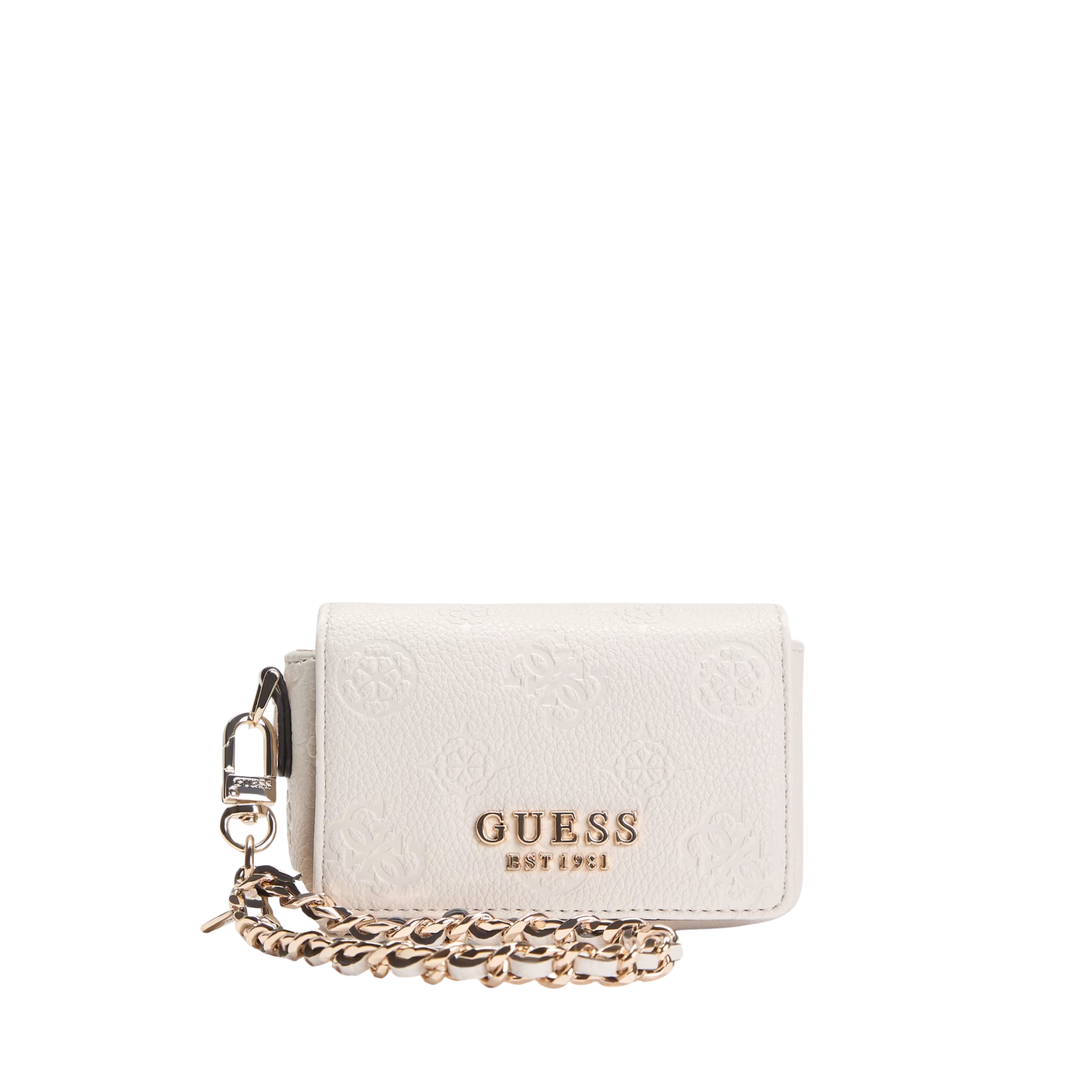 Guess Women Ella Logo Mini Wallet - Steel