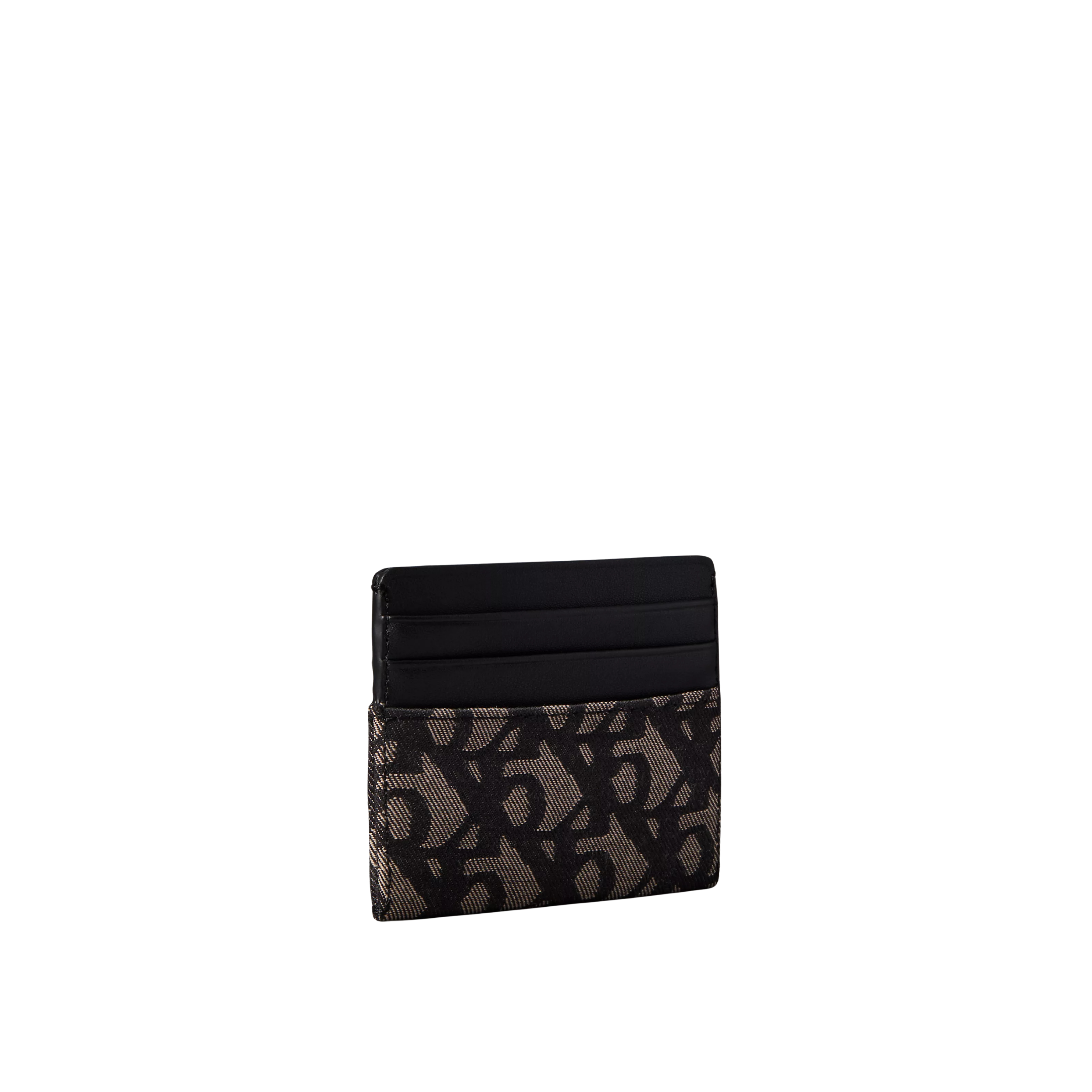 Calvin Klein Women Allover Monogram Card Case - Black Lotus Beige Aop