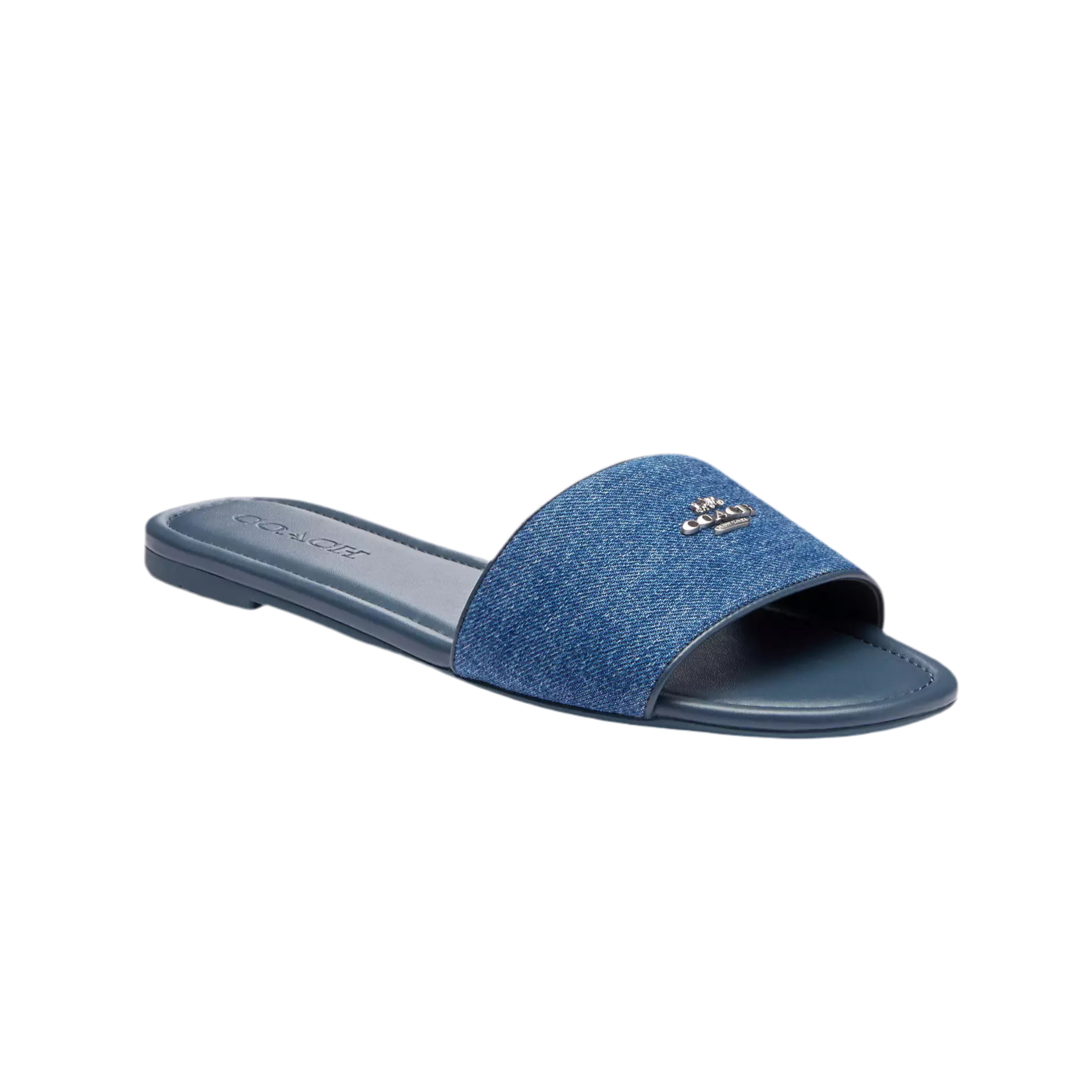 COACH Women's Slide Sandal - Denim
