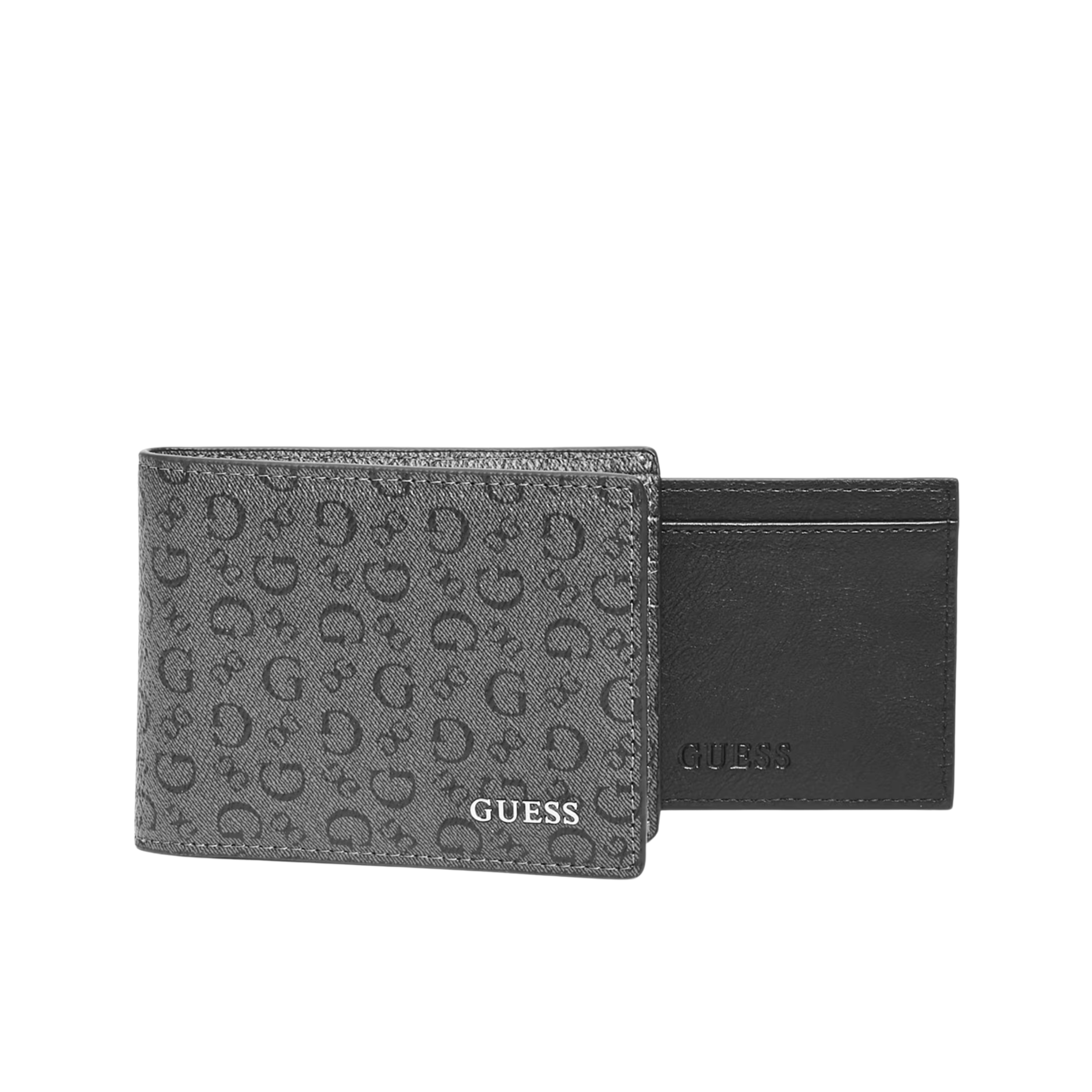 Guess Men Carter Billfold Wallet - Black G