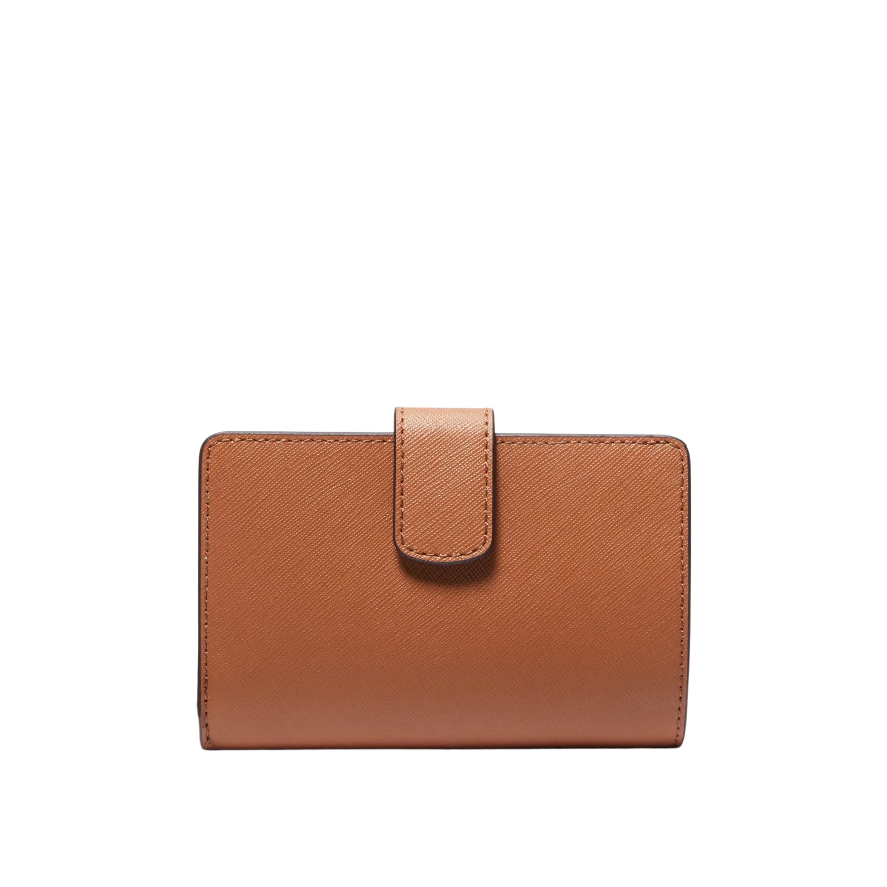 Michael Kors Women Medium Crossgrain Leather Wallet - Luggage