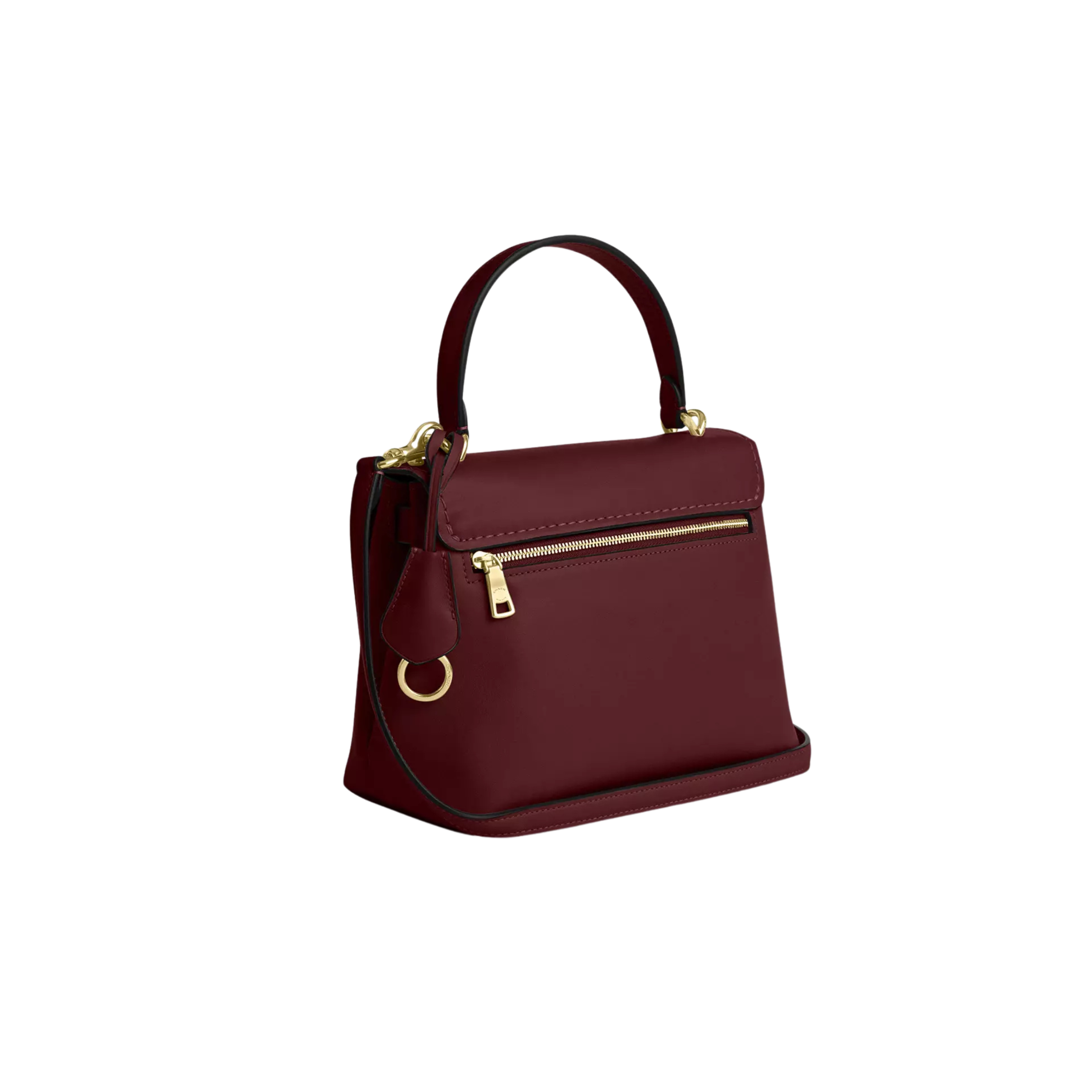 COACH Women Emory Top Handle Bag - Wine Gold