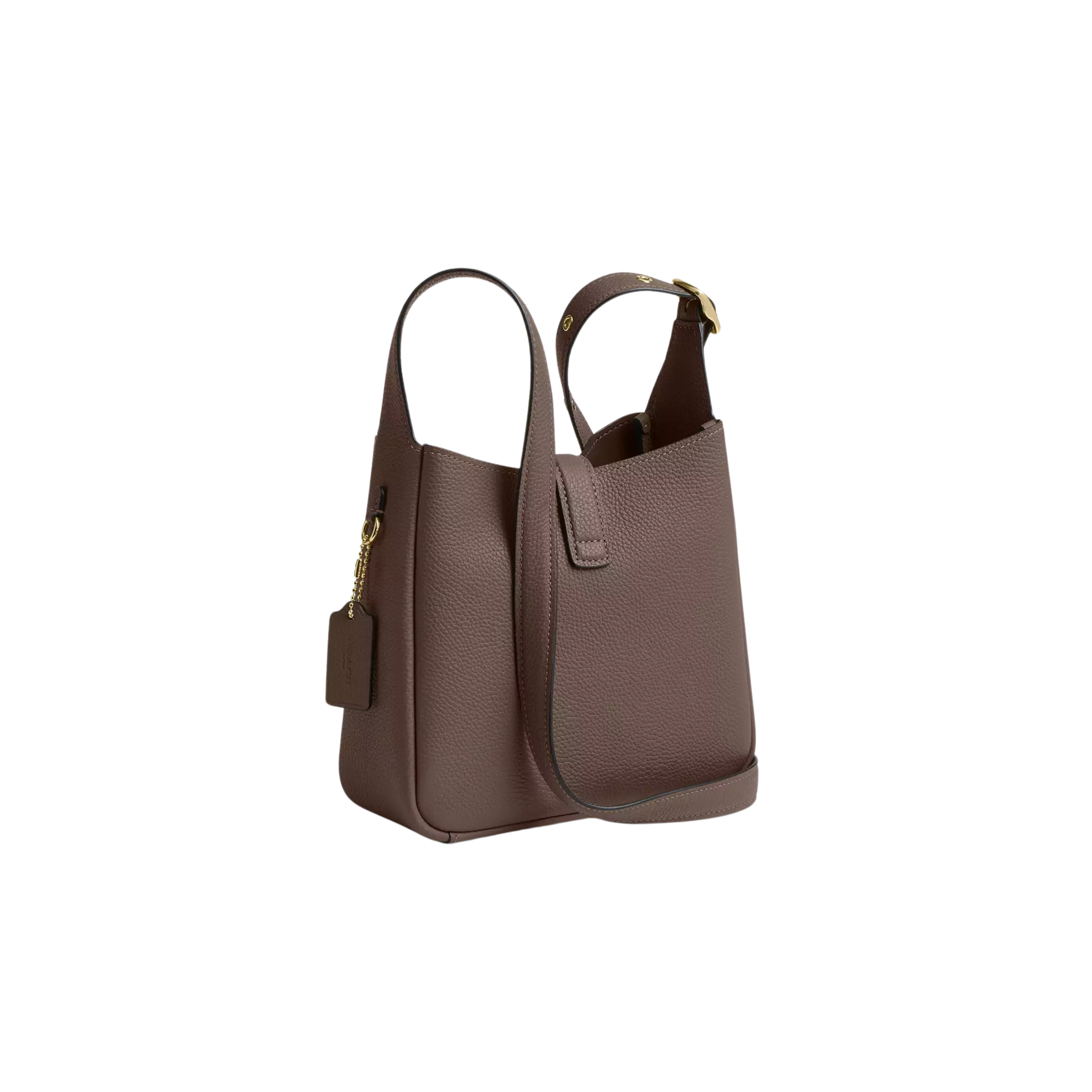 COACH Women Hadley Mini Crossbody Bag - Gold Dark Stone