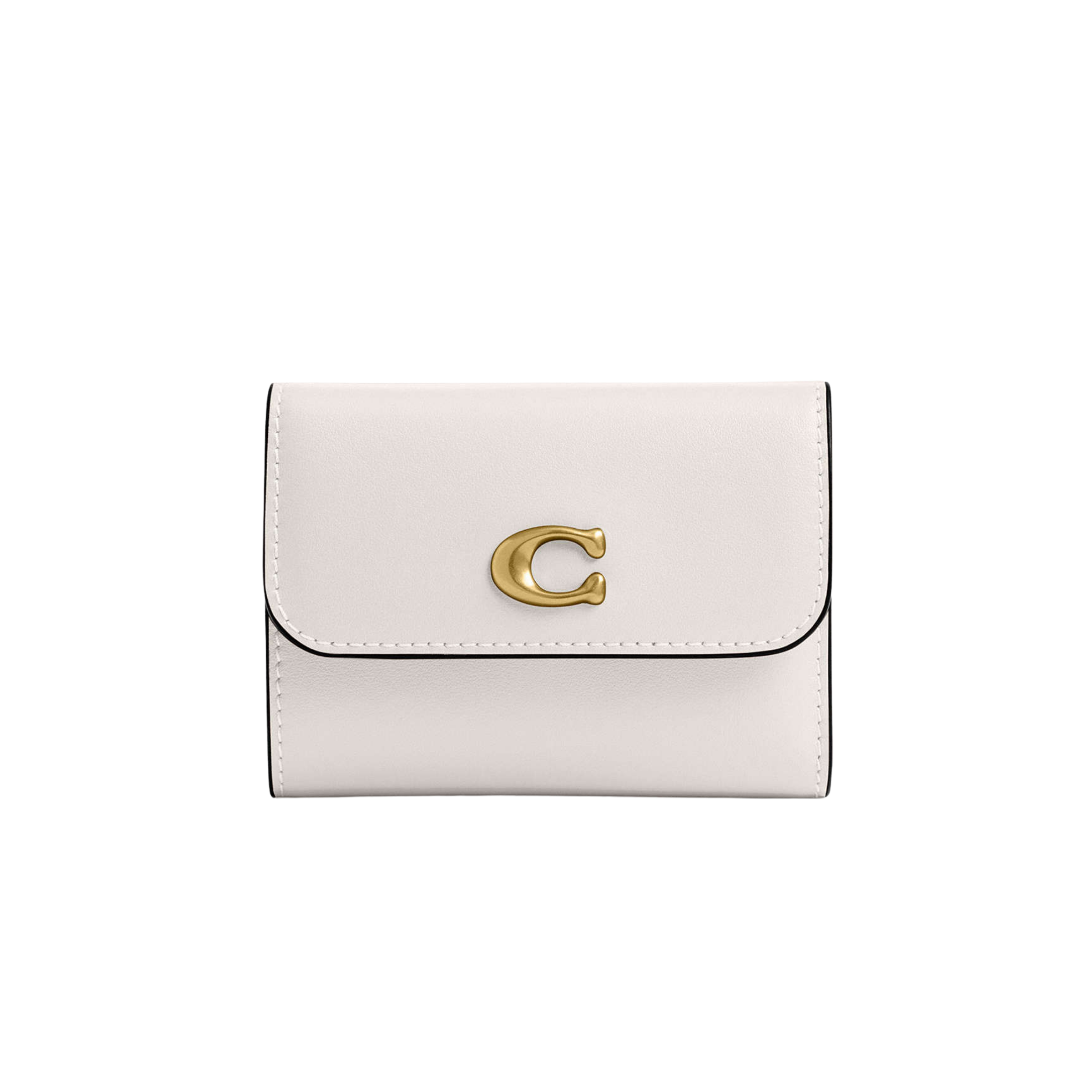 Coach Women Essential Card Holder Wallet - Brass Chalk