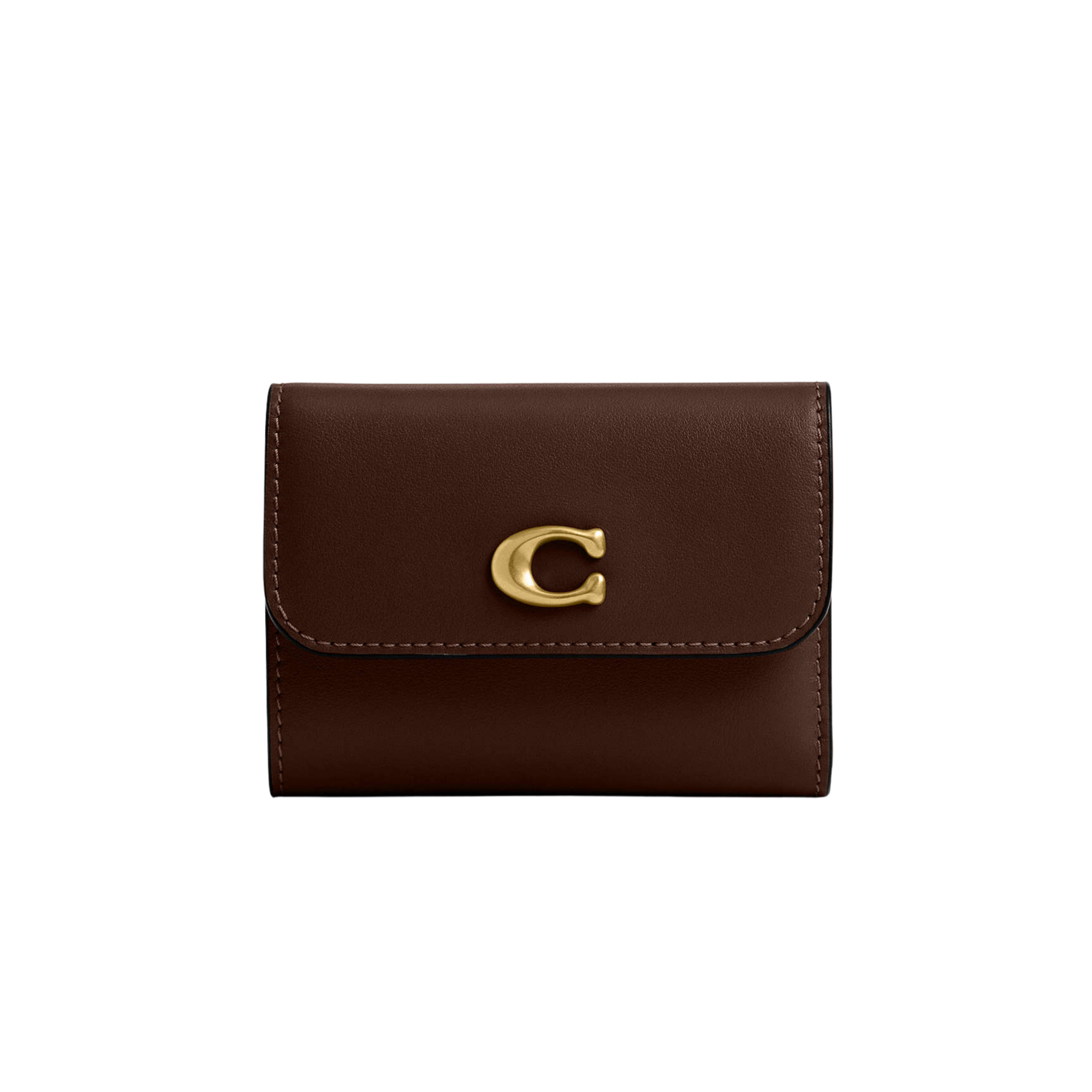 Coach Women Essential Card Holder Wallet - Brass Maple