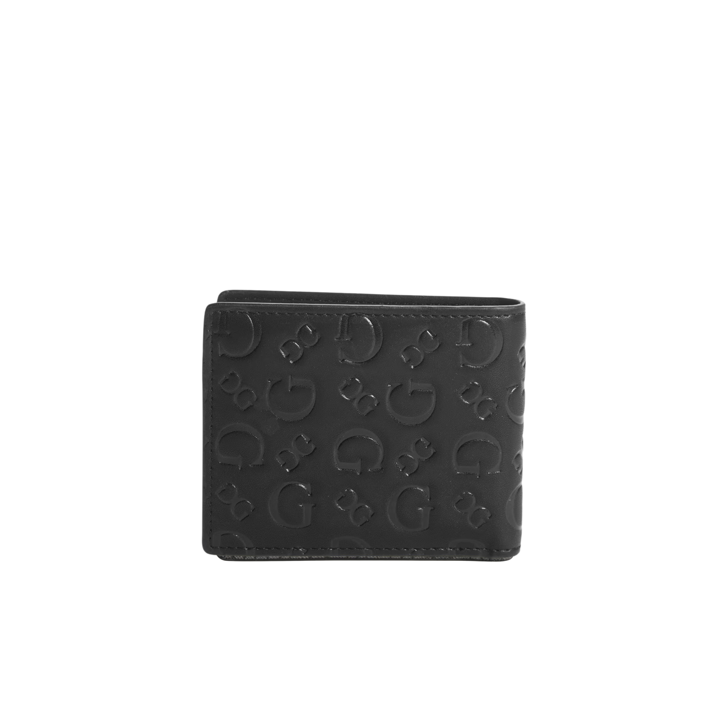 Guess Men Debossed Wallet & Airpod Case Gift Set - Black