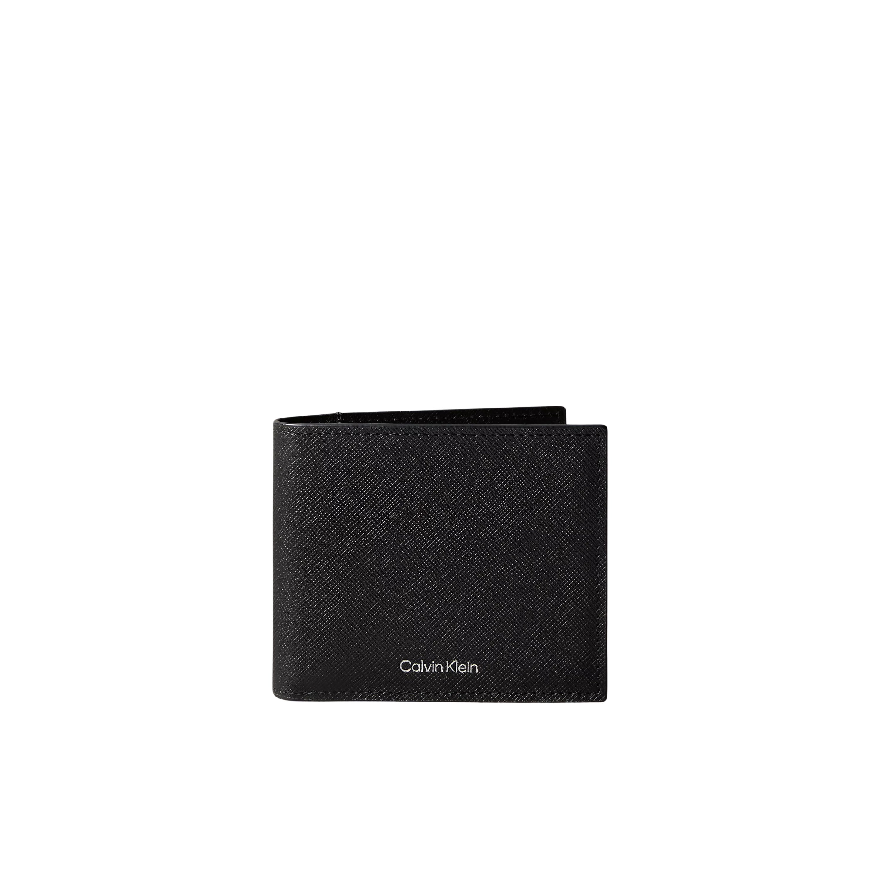 Calvin Klein Men Refined Saffiano Bifold Wallet - Black