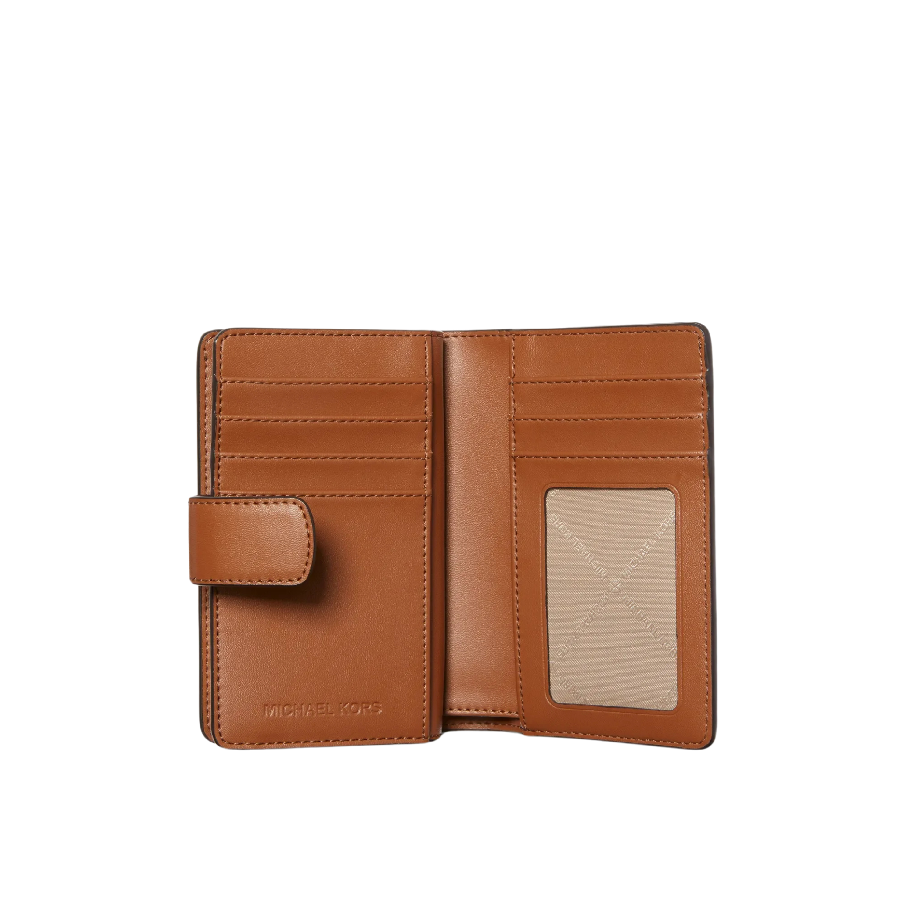 Michael Kors Women Medium Signature Logo Wallet - Brown