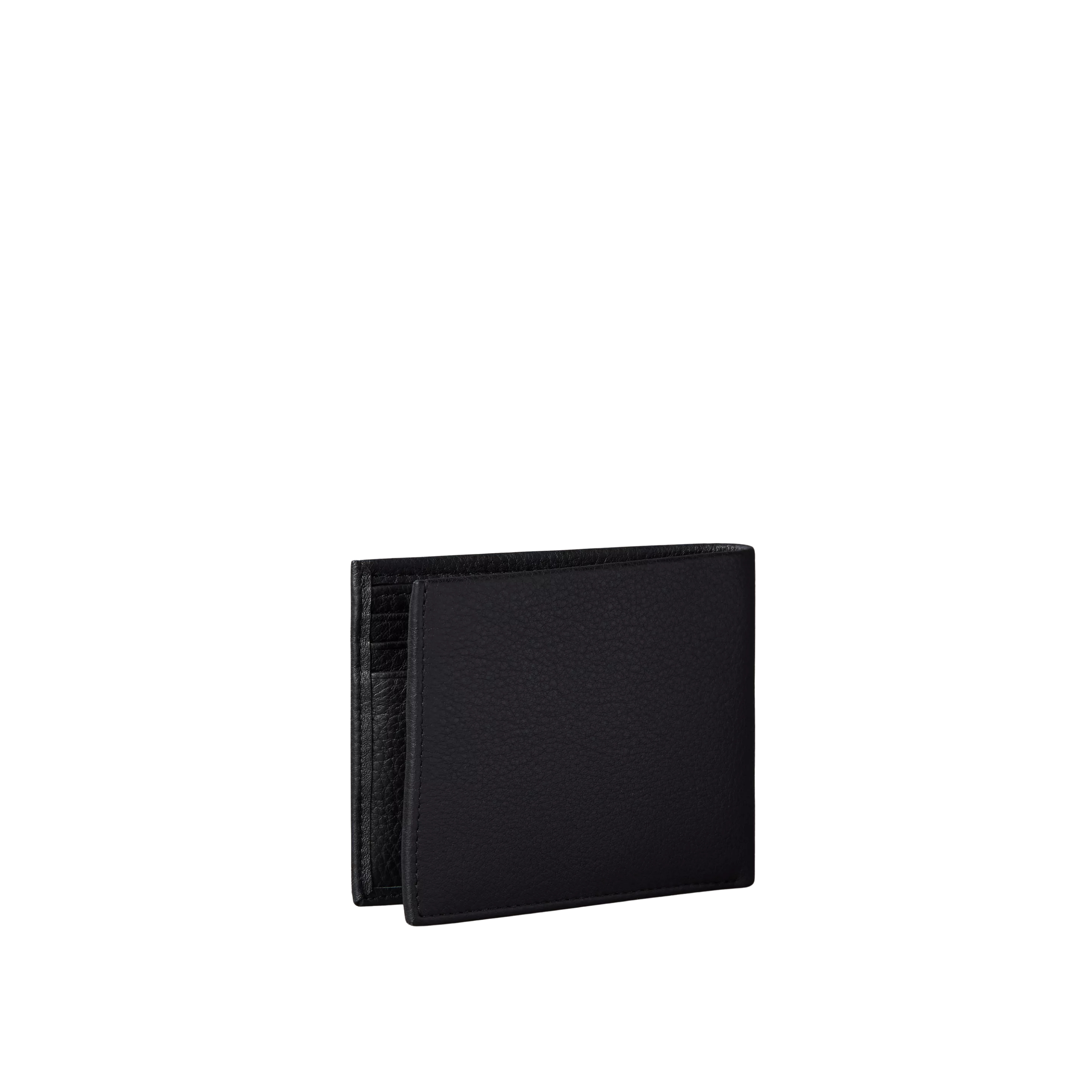 Calvin Klein Men Pebble Grain Leather Bifold Wallet - Black