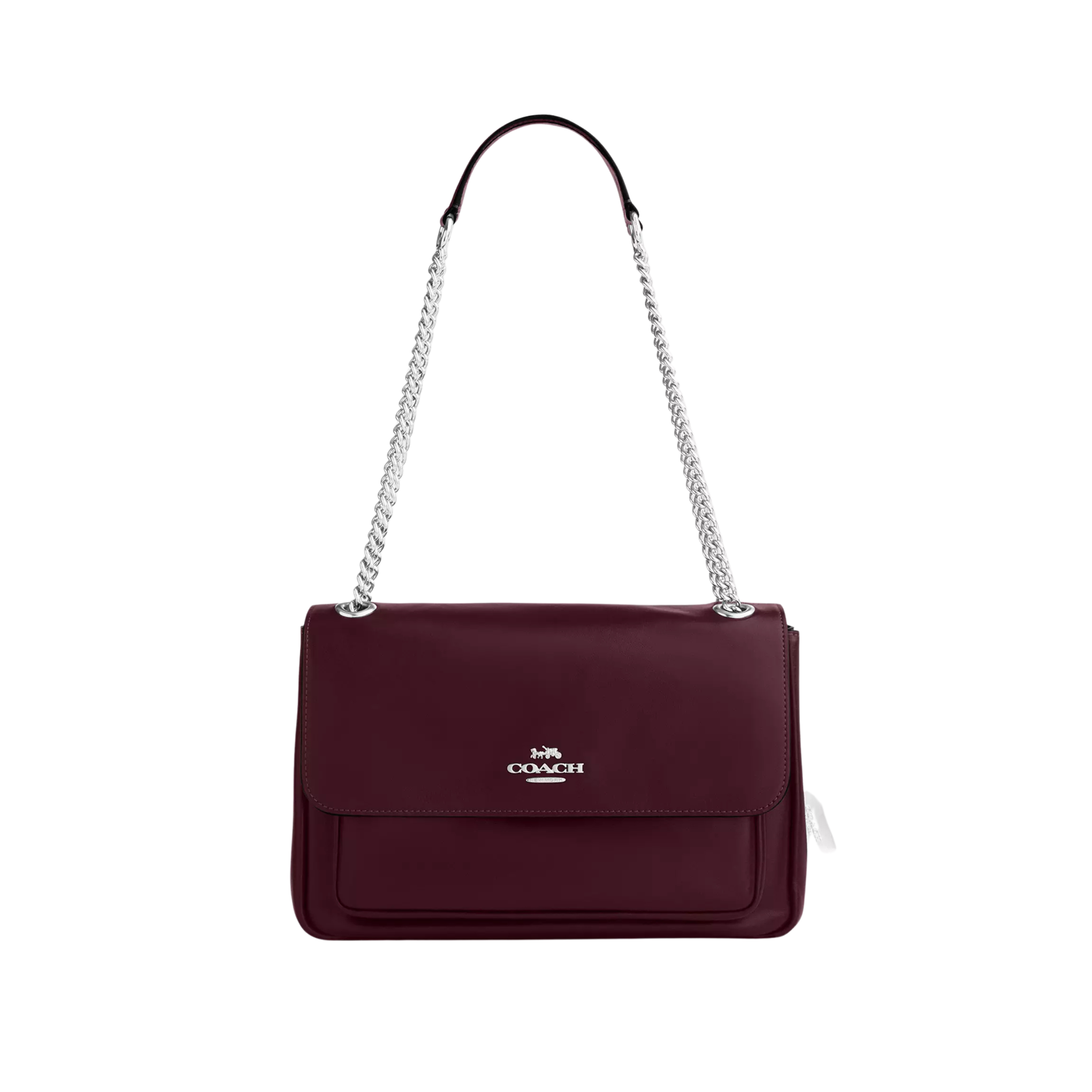 COACH Women Elodie Crossbody Bag - Wine Silver