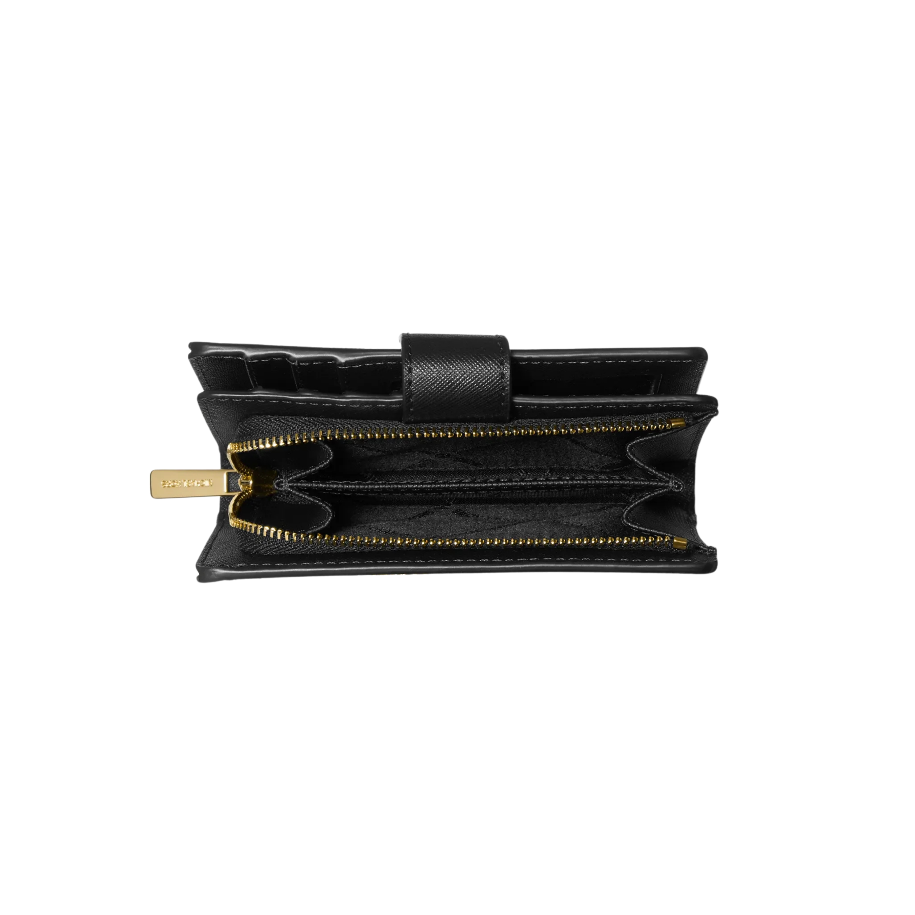 Michael Kors Women Medium Crossgrain Leather Wallet - Black